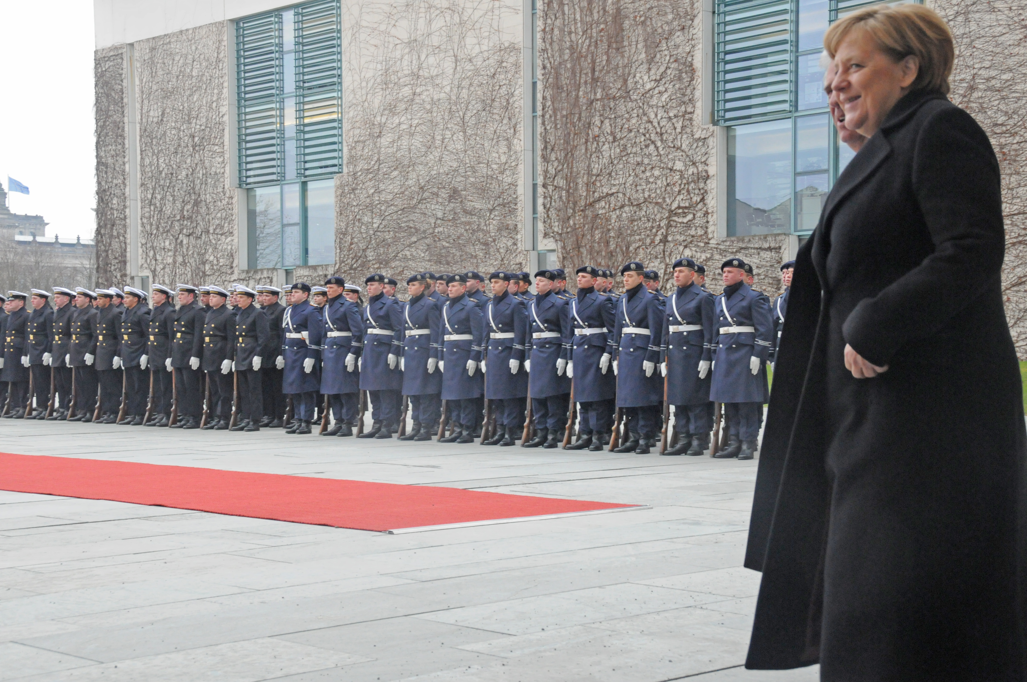Canciller alemana, Angela Merkel, recibió al Presidente Tabaré Vázquez, en su visita oficial a Alemania