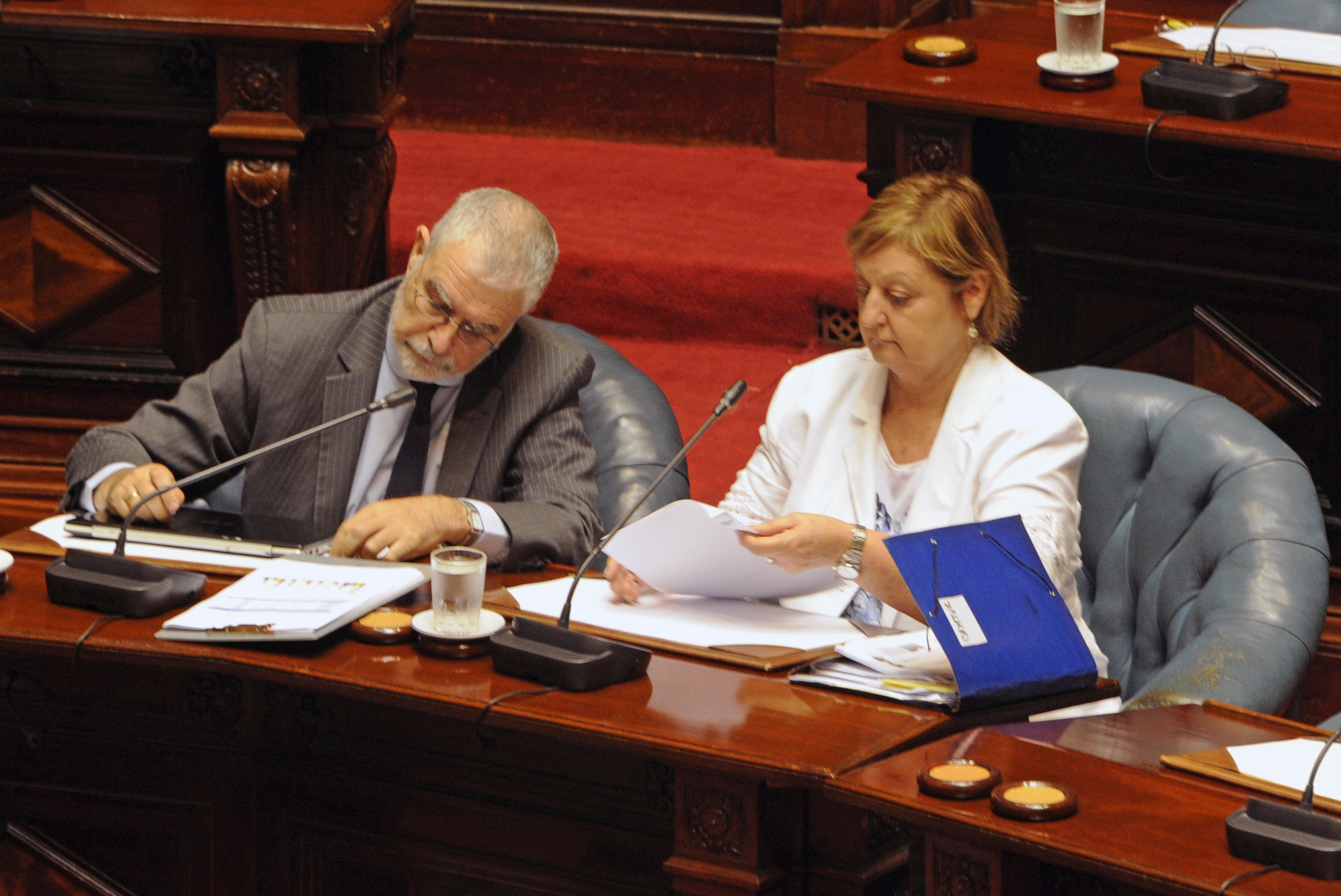 Ministra de Turismo, Liliam Kechichian, y el subsecretario Benjamín Liberoff
