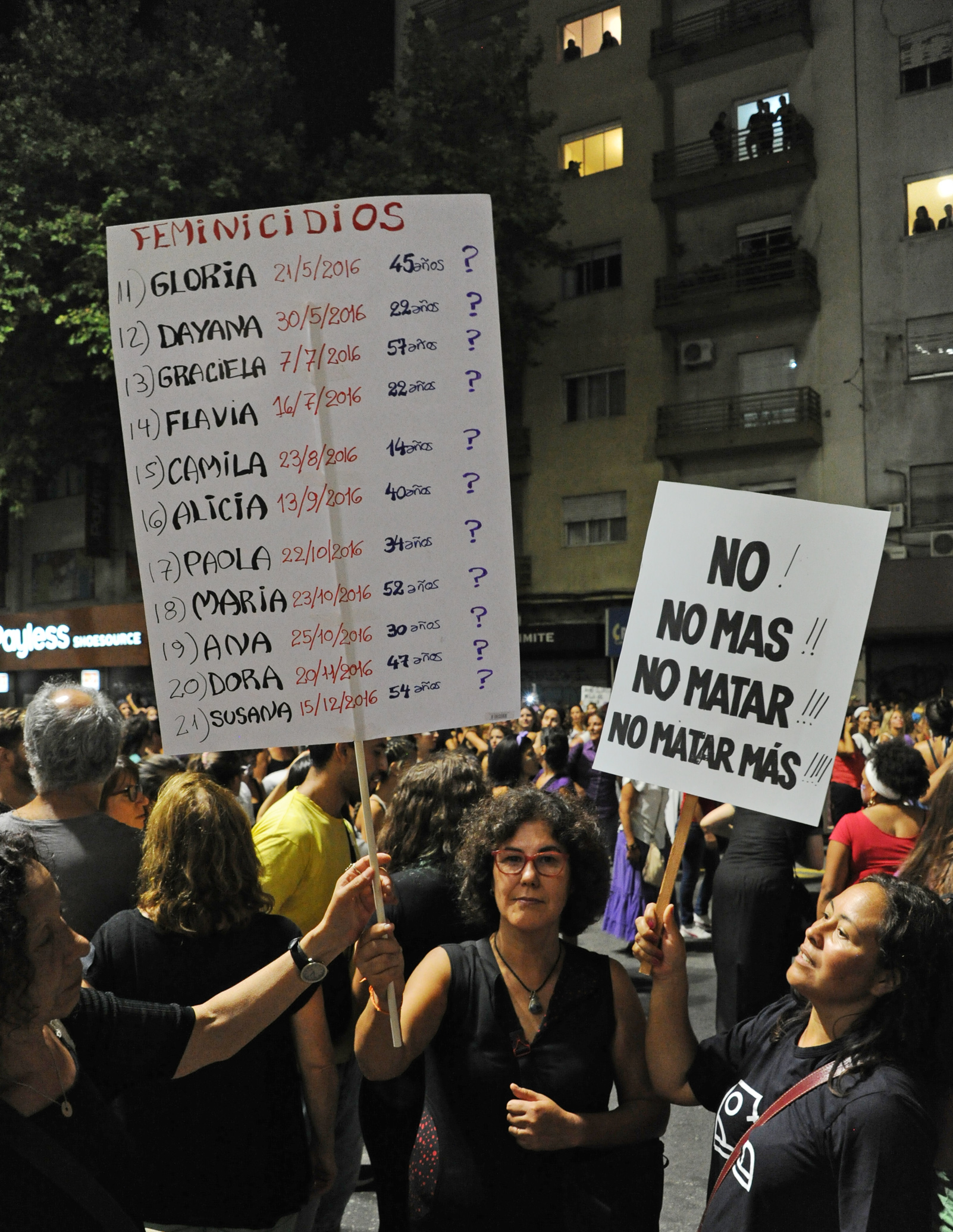 Marcha contra la violencia de género