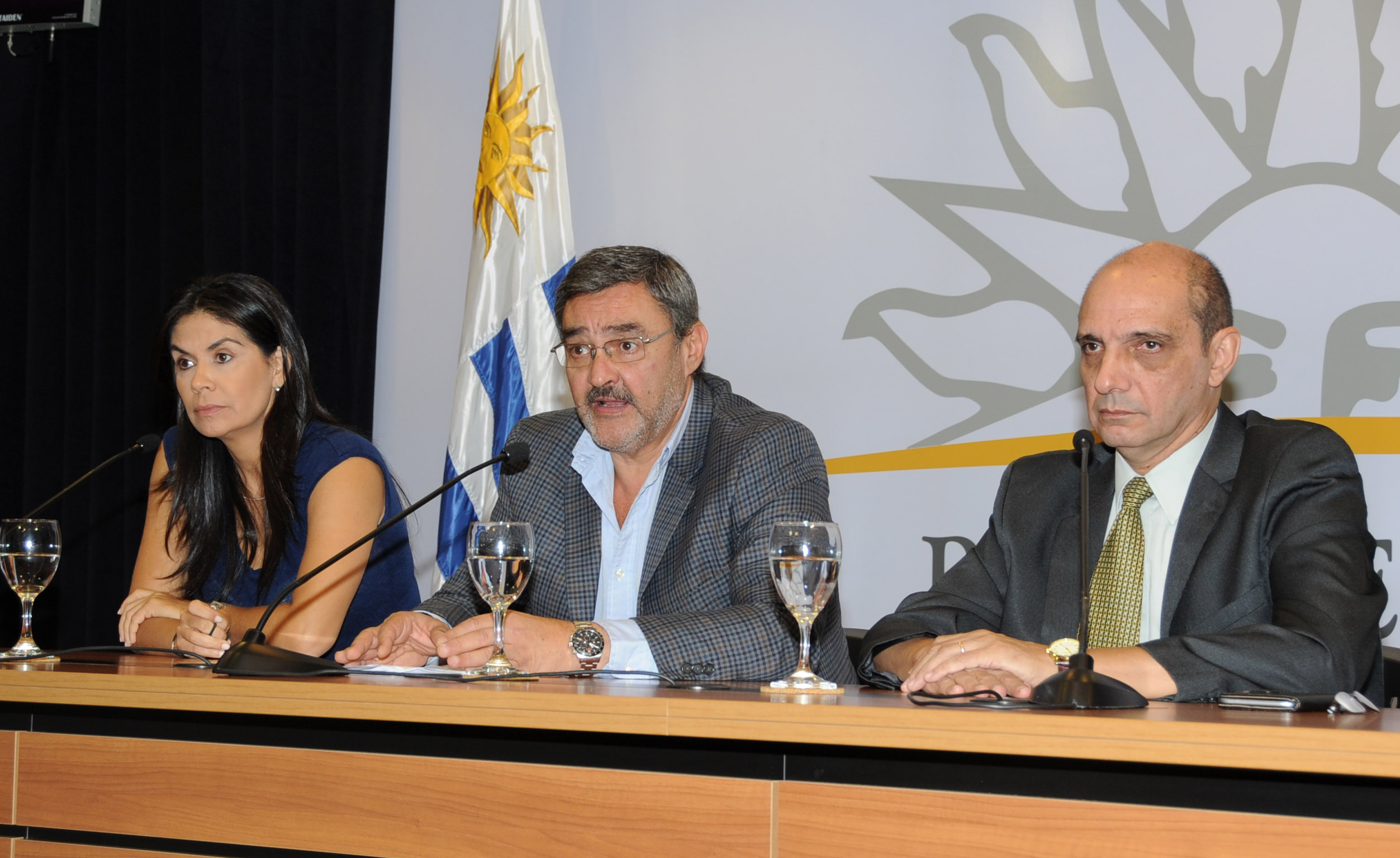 Legisladores Verónica Alonso, Luis Gallo y Daniel Radío