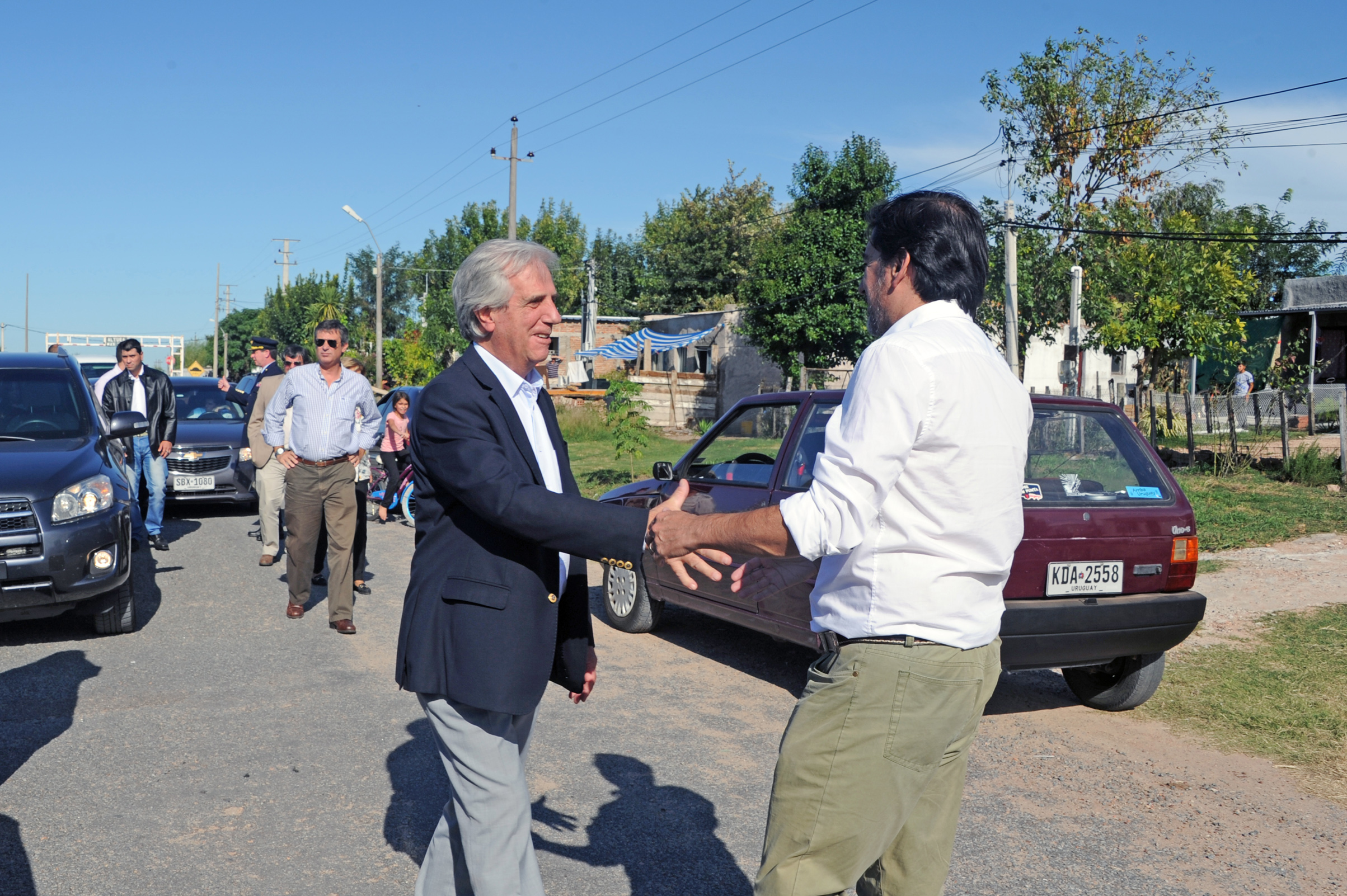 Presidente Vázquez en Dolores