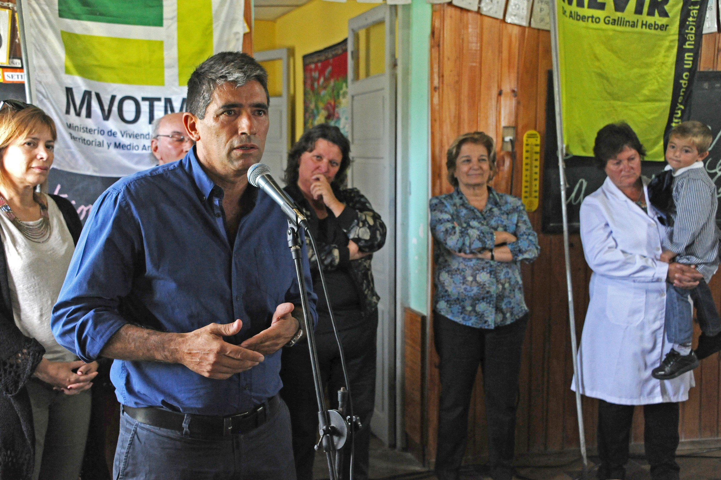 Vicepresidente Raúl Sendic, dirigiéndose a los presentes