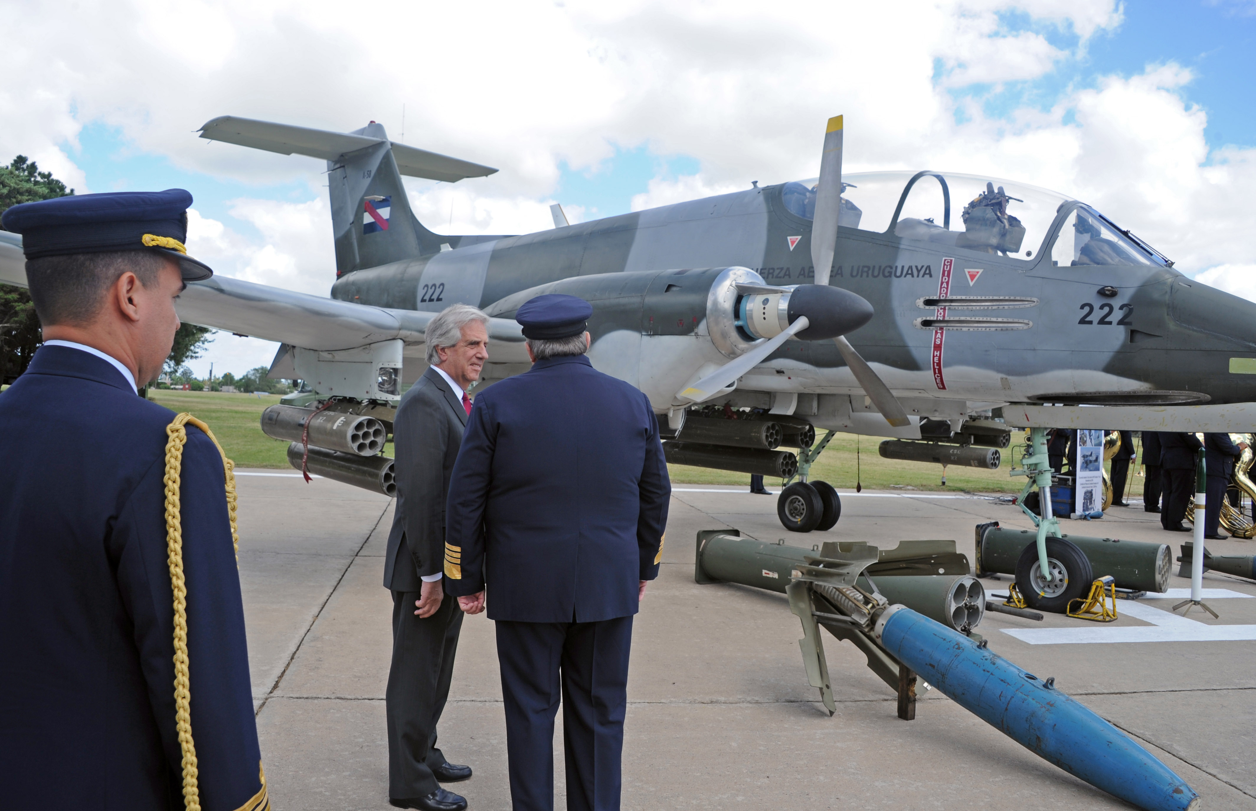 Exhibición de aviones de la Fuerza Aérea