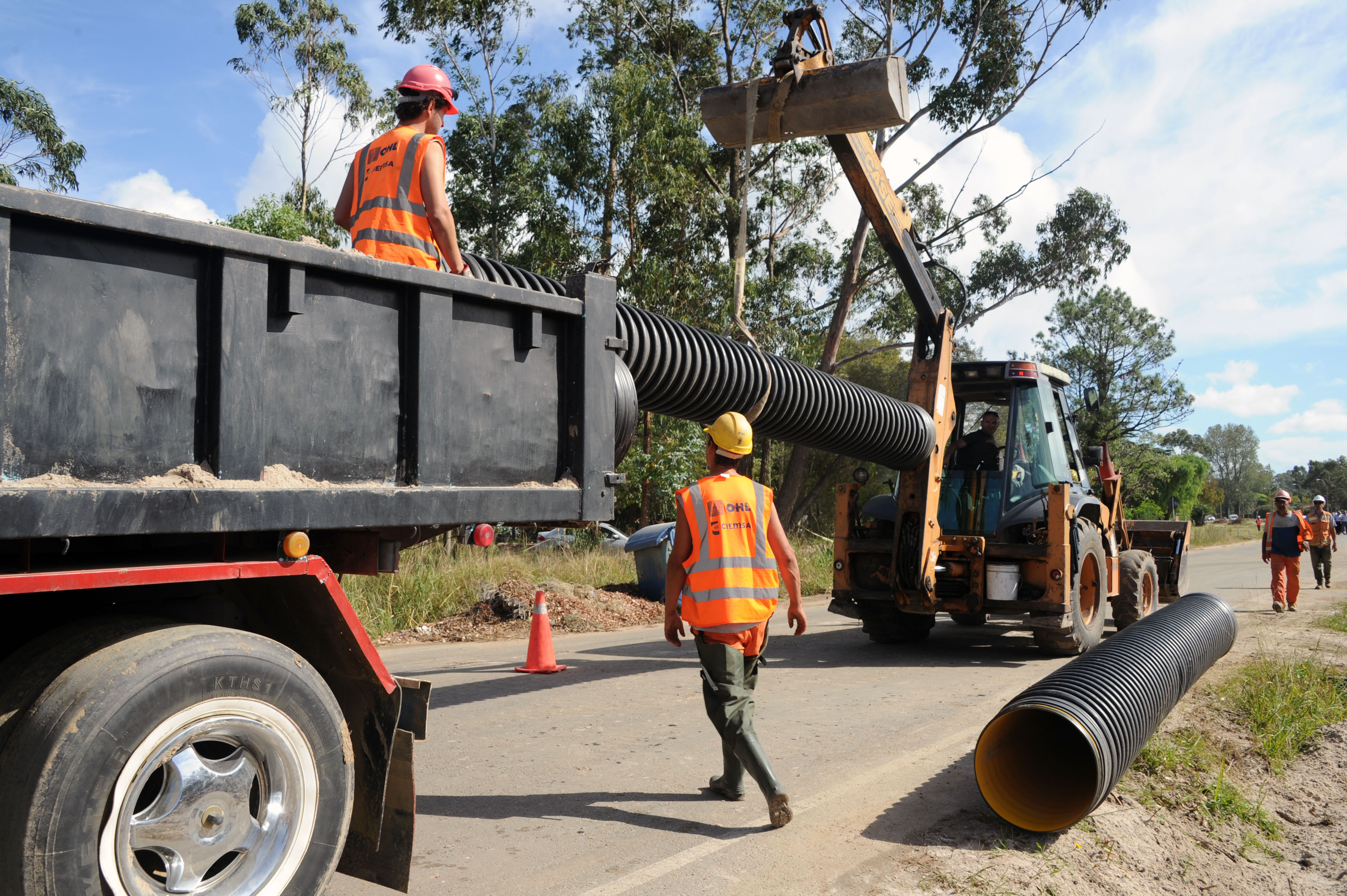 Obras de saneamiento en Costa de Oro
