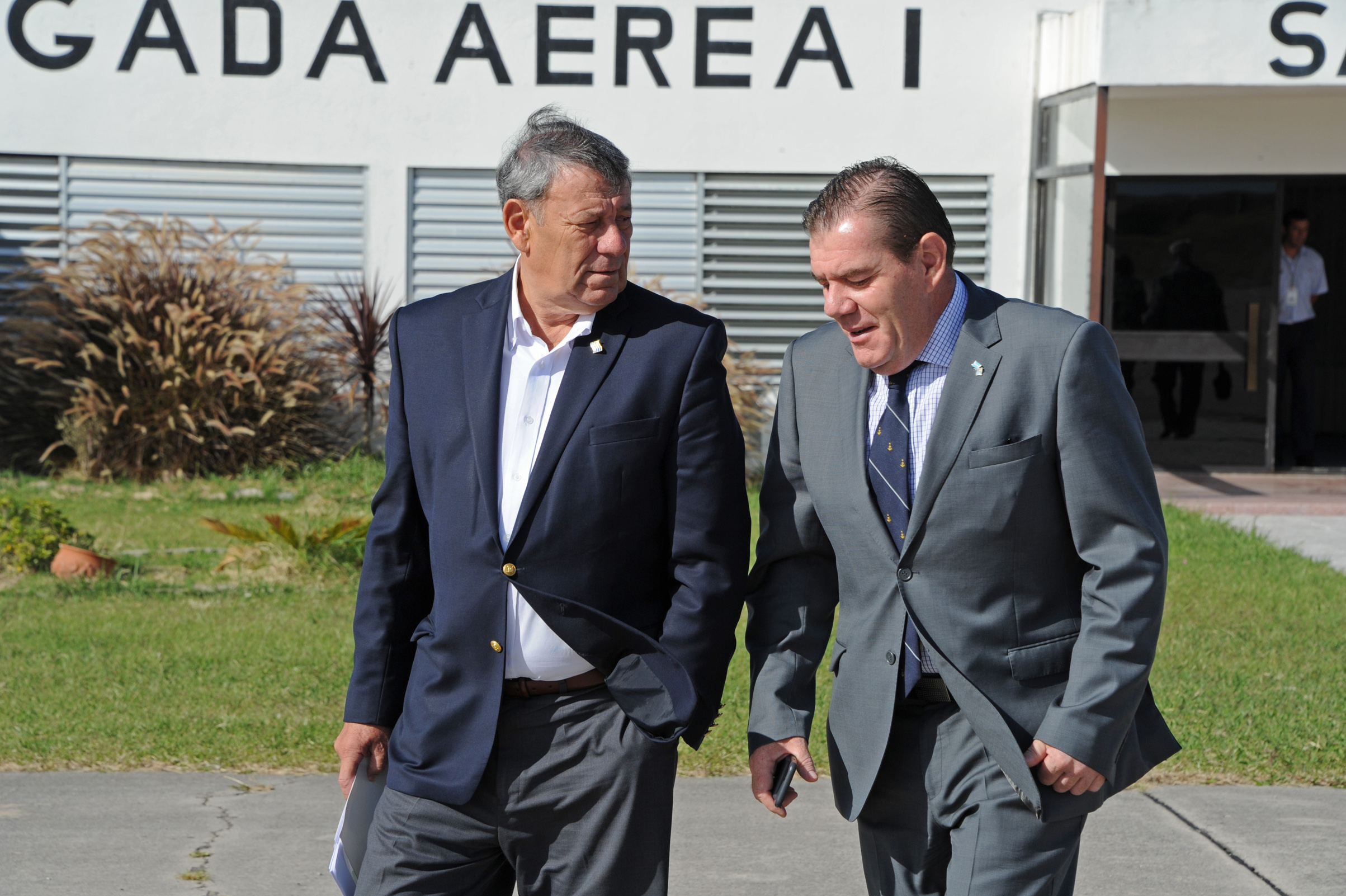 Canciller Rodolfo Nin Novoa junto a Embajador de Argentina, Guillermo Montenegro
