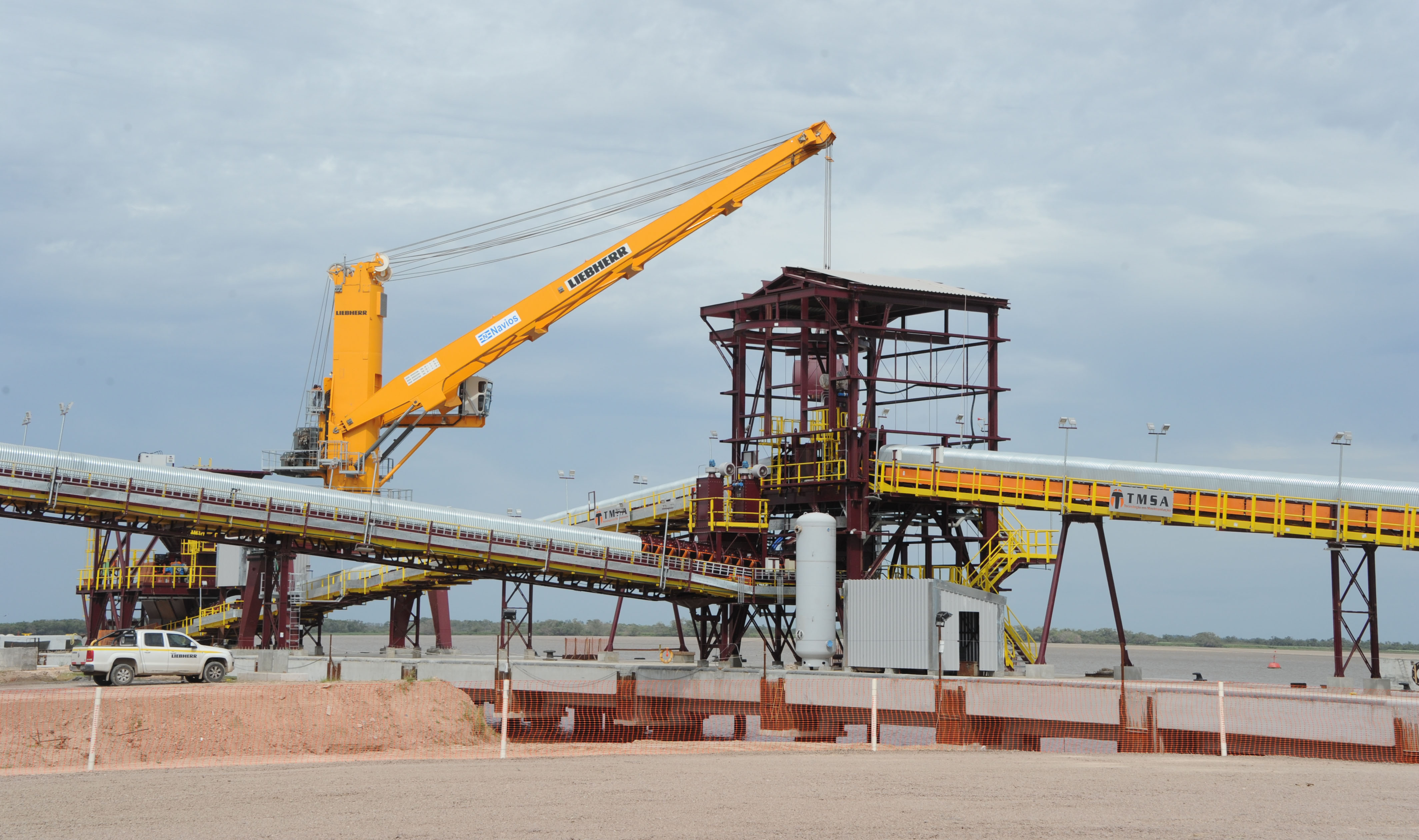 Nueva infraestructura para el almacenamiento y transporte de granos del puerto de Nueva Palmira