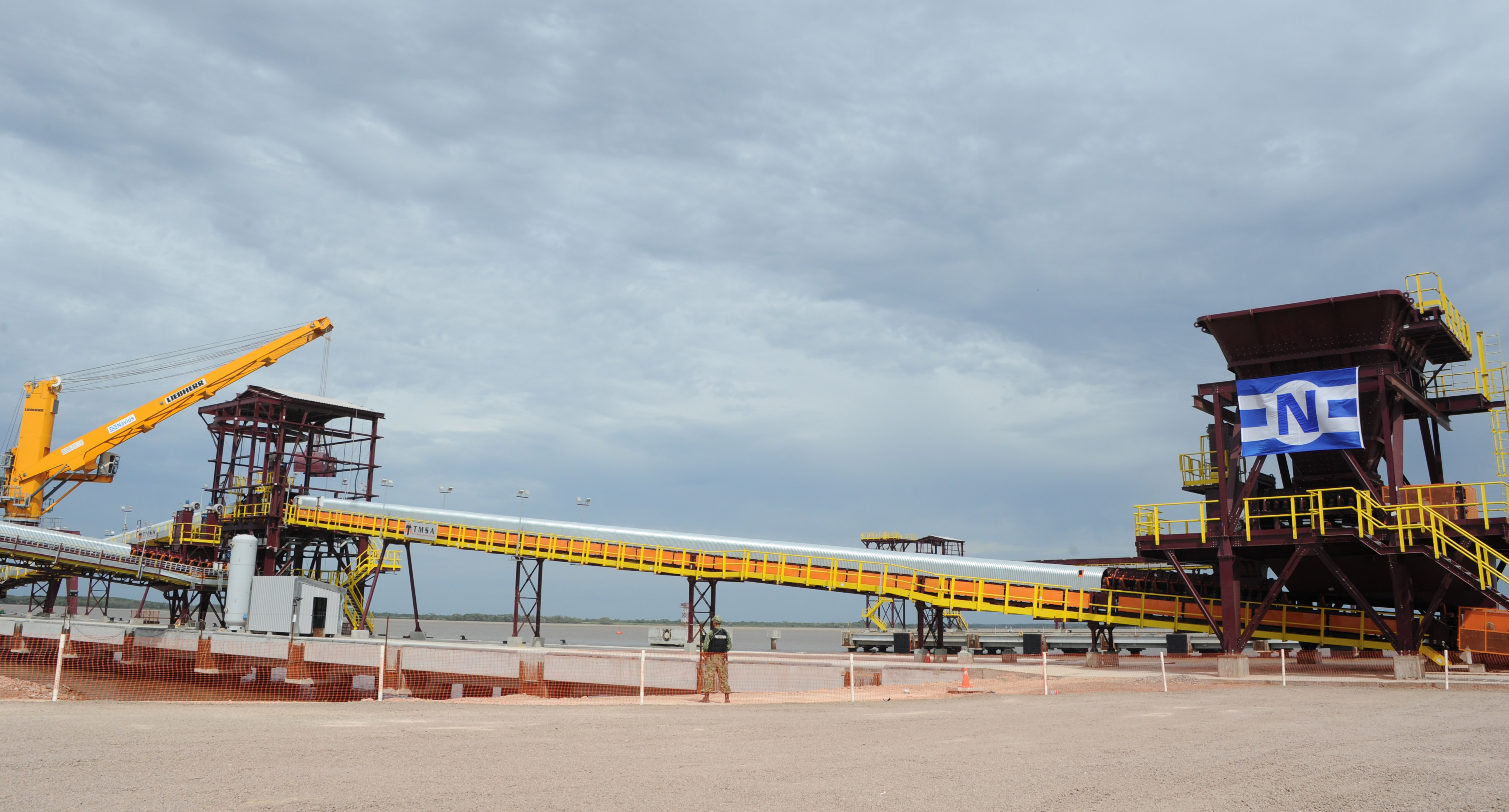 Nueva infraestructura para el almacenamiento y transporte de granos del puerto de Nueva Palmira