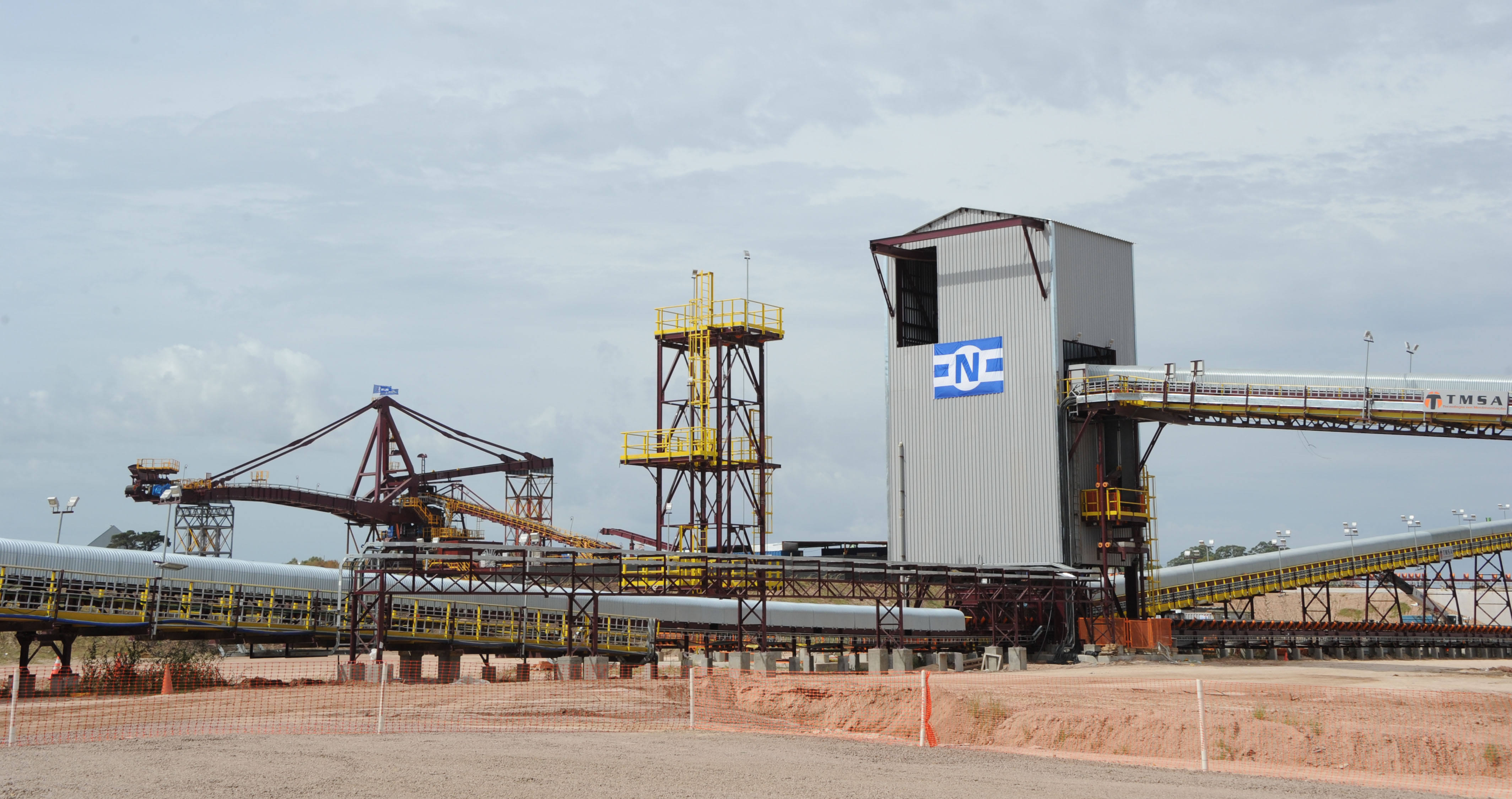 Nueva infraestructura para el almacenamiento y transporte de granos del puerto de Nueva Palmira
