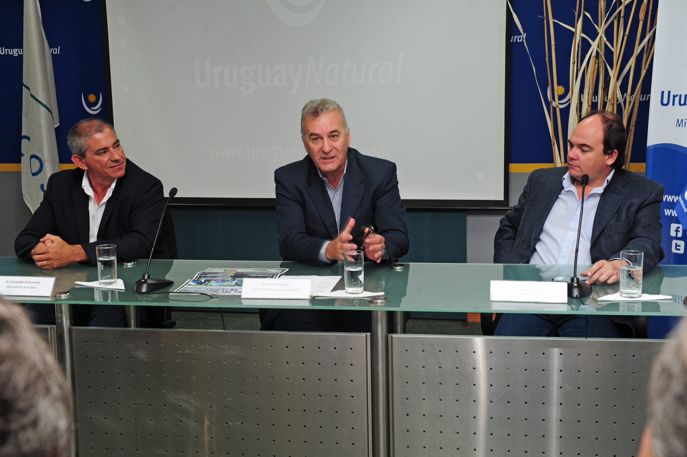 Director Nacional de Turismo, Sr. Carlos Fagetti, haciendo uso de la palabra