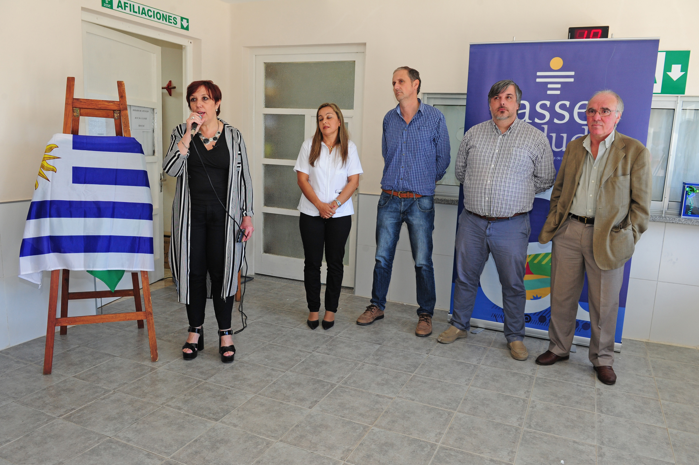 Presidenta de Asse visitó el hospital de Dolores, recientemente reconstruído