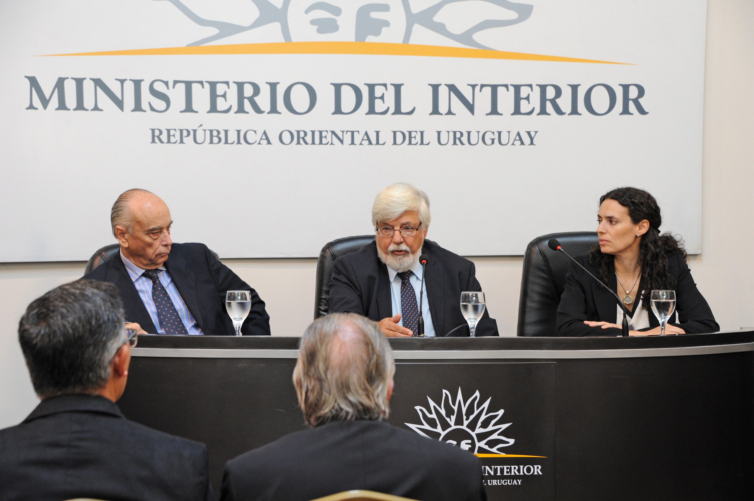 Ministro Eduardo Bonomi, haciendo uso de la palabra