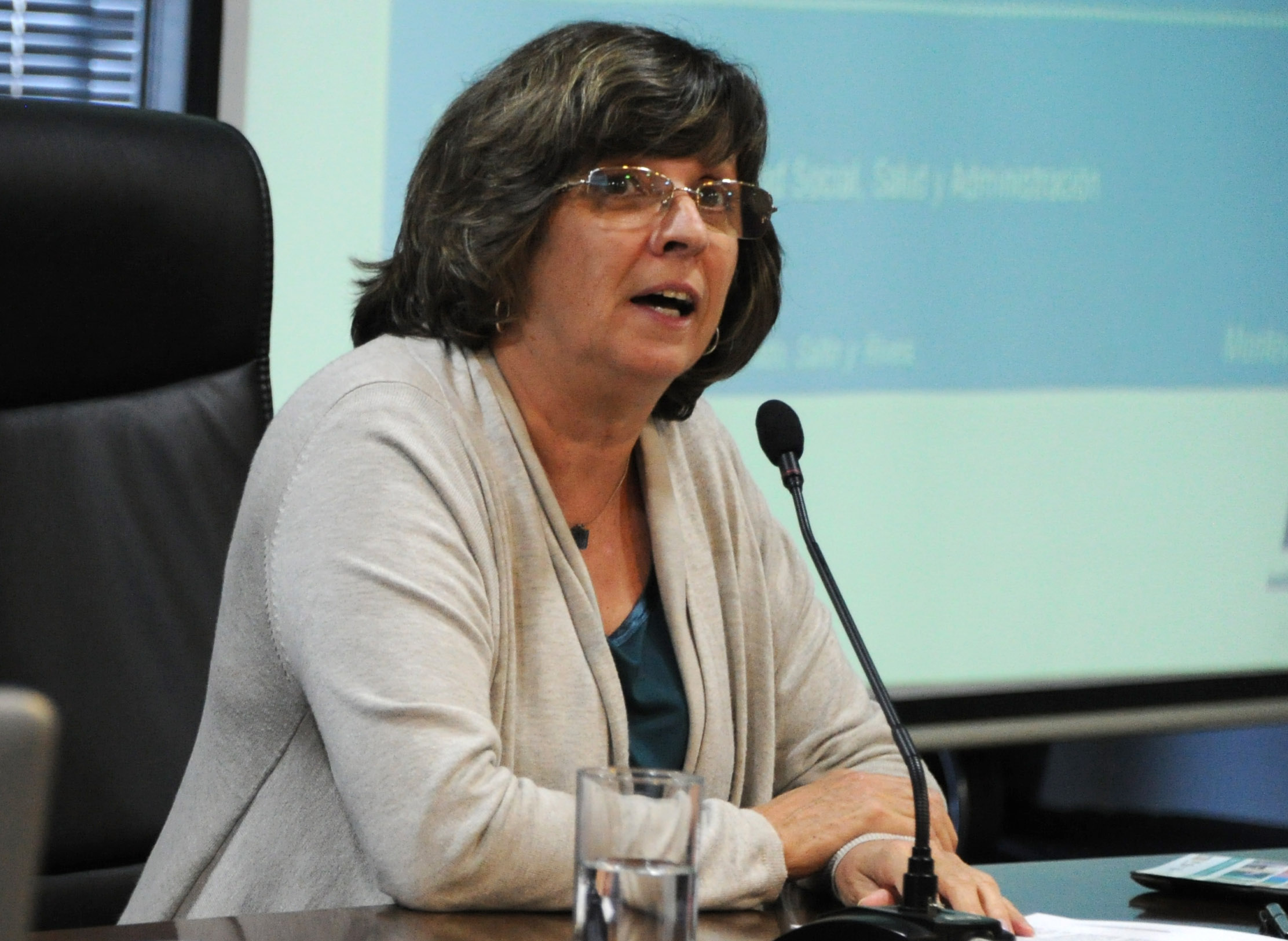 Vicepresidenta del BPS, Rosario Oiz