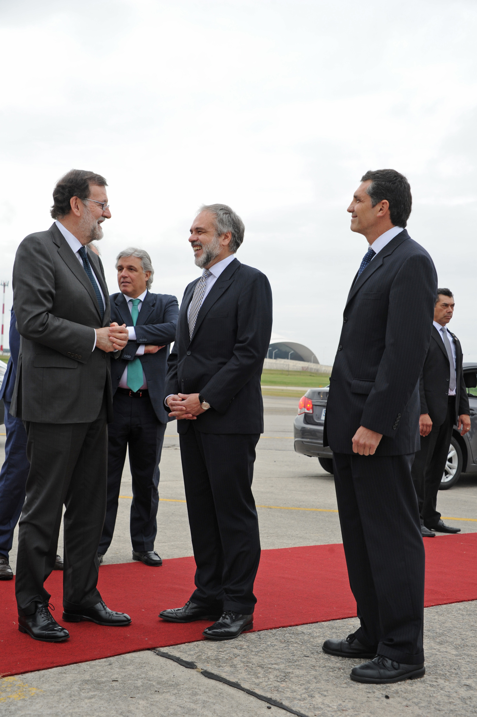 Subsecretario José Luis Cancela, junto al presidente del Gobierno español, Mariano Rajoy