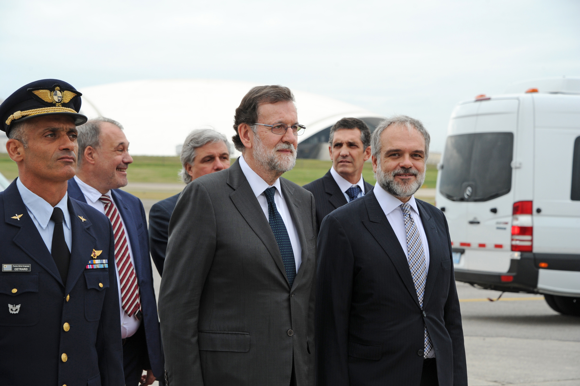 Subsecretario José Luis Cancela, junto al presidente del Gobierno español, Mariano Rajoy