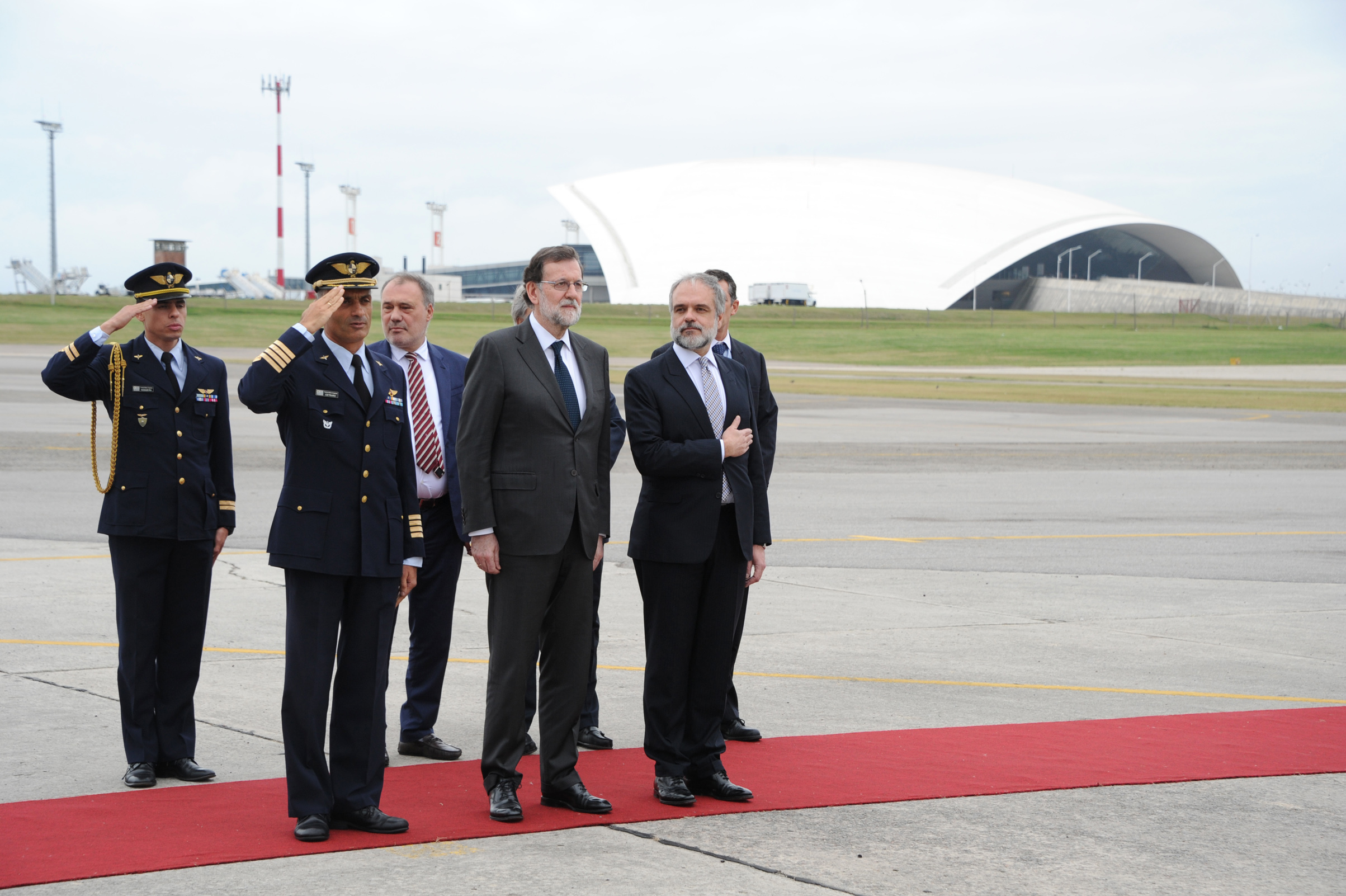 Subsecretario José Luis Cancela, junto al presidente del Gobierno español, Mariano Rajoy