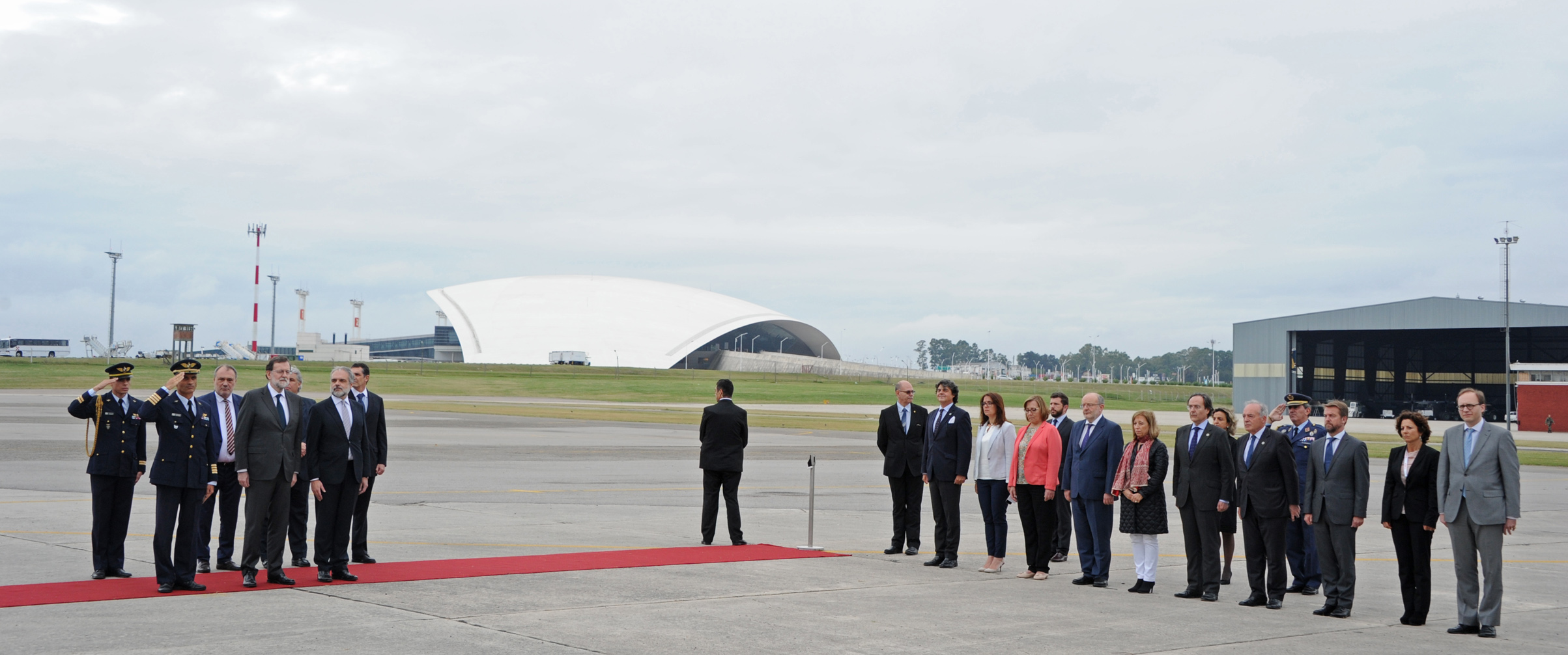 Recibimiento al presidente del Gobierno español, Mariano Rajoy