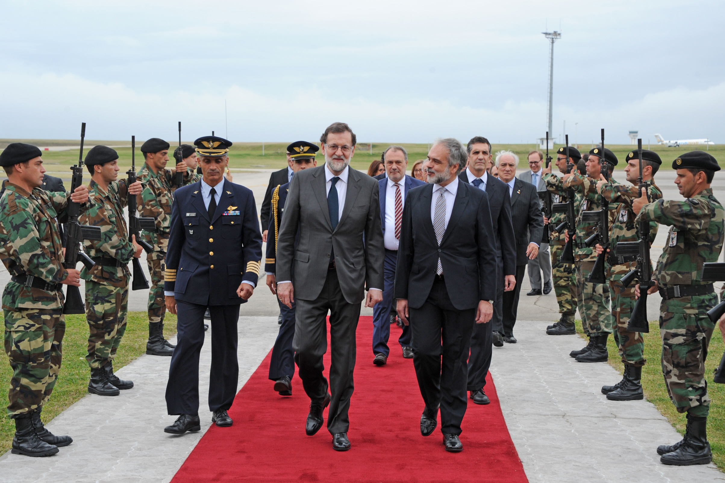 Subsecretario José Luis Cancela, junto al presidente del Gobierno español, Mariano Rajoy