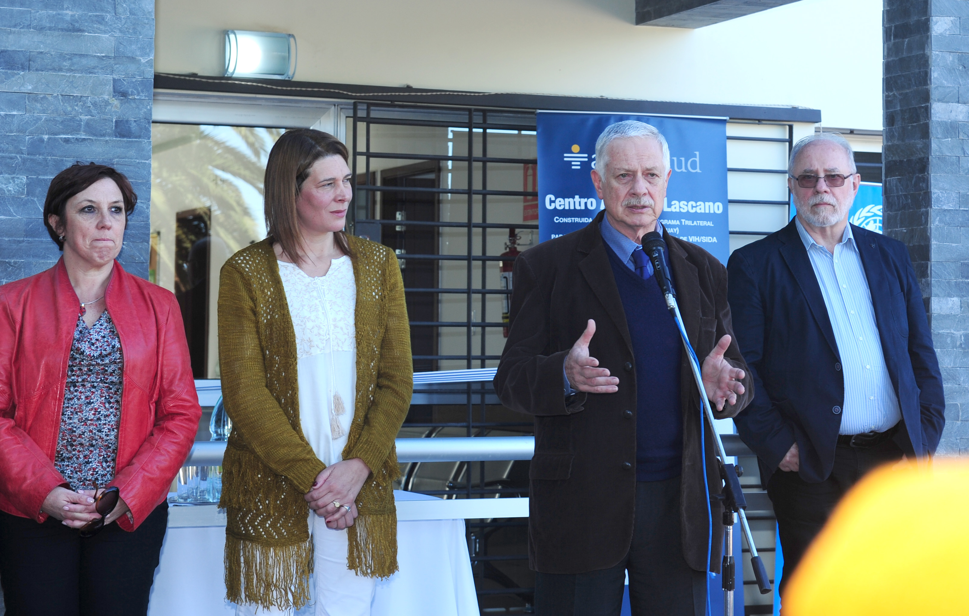 Ministro de salud, Jorge Basso, en la inauguración de la policlína de Lascano