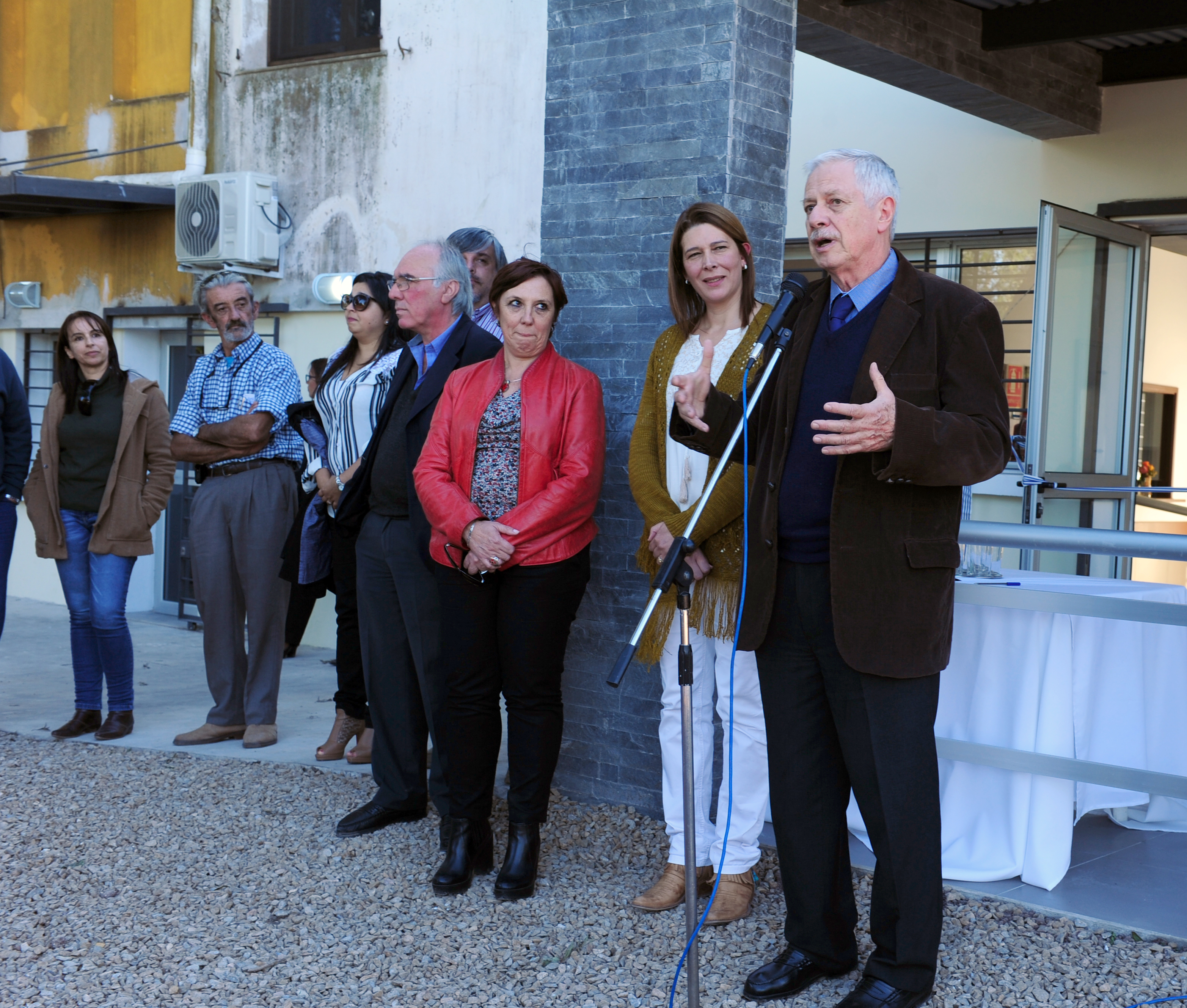 Ministro de salud, Jorge Basso, en la inauguración de la policlína de Lascano