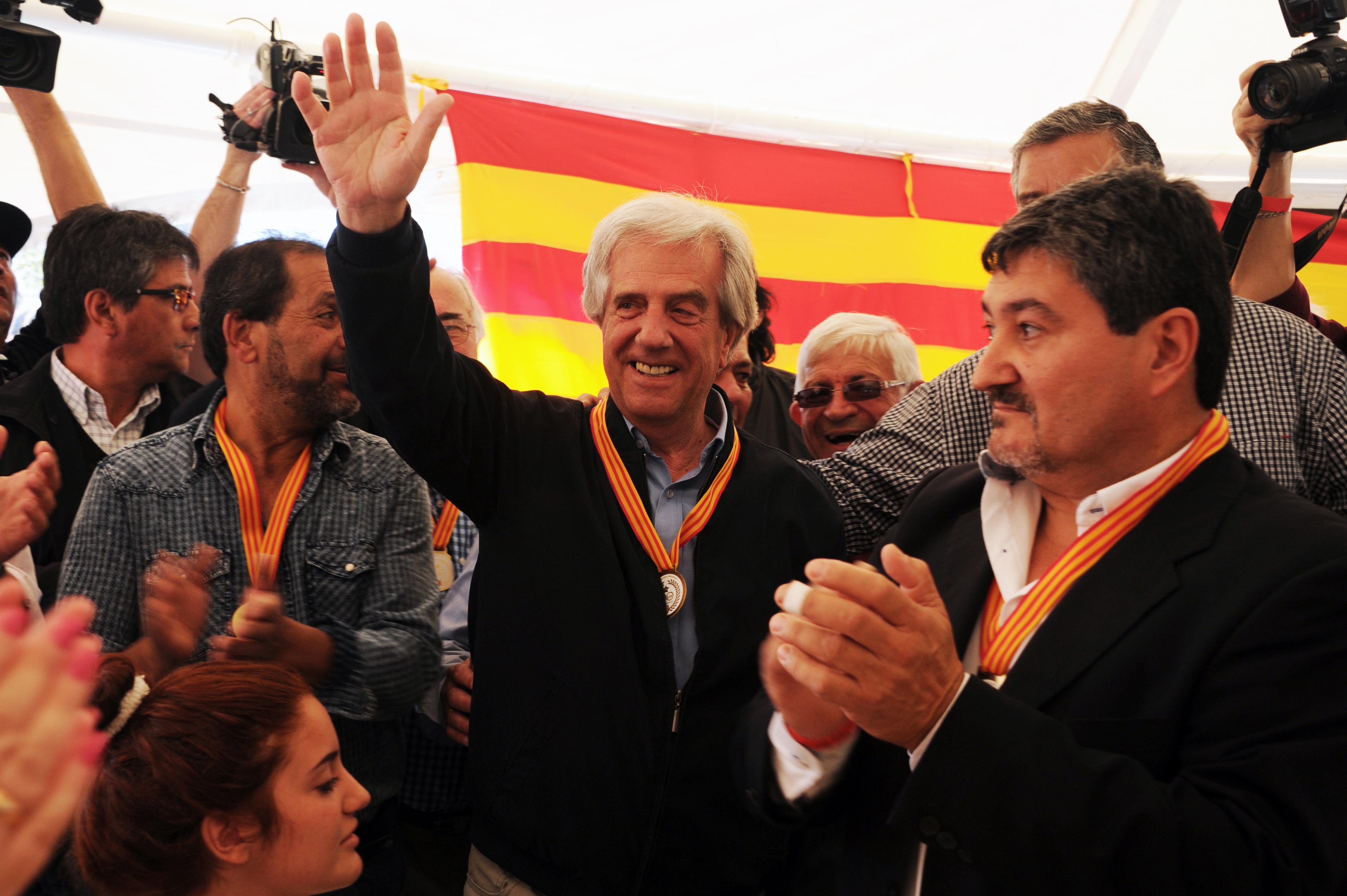 Vázquez llega a la celebración