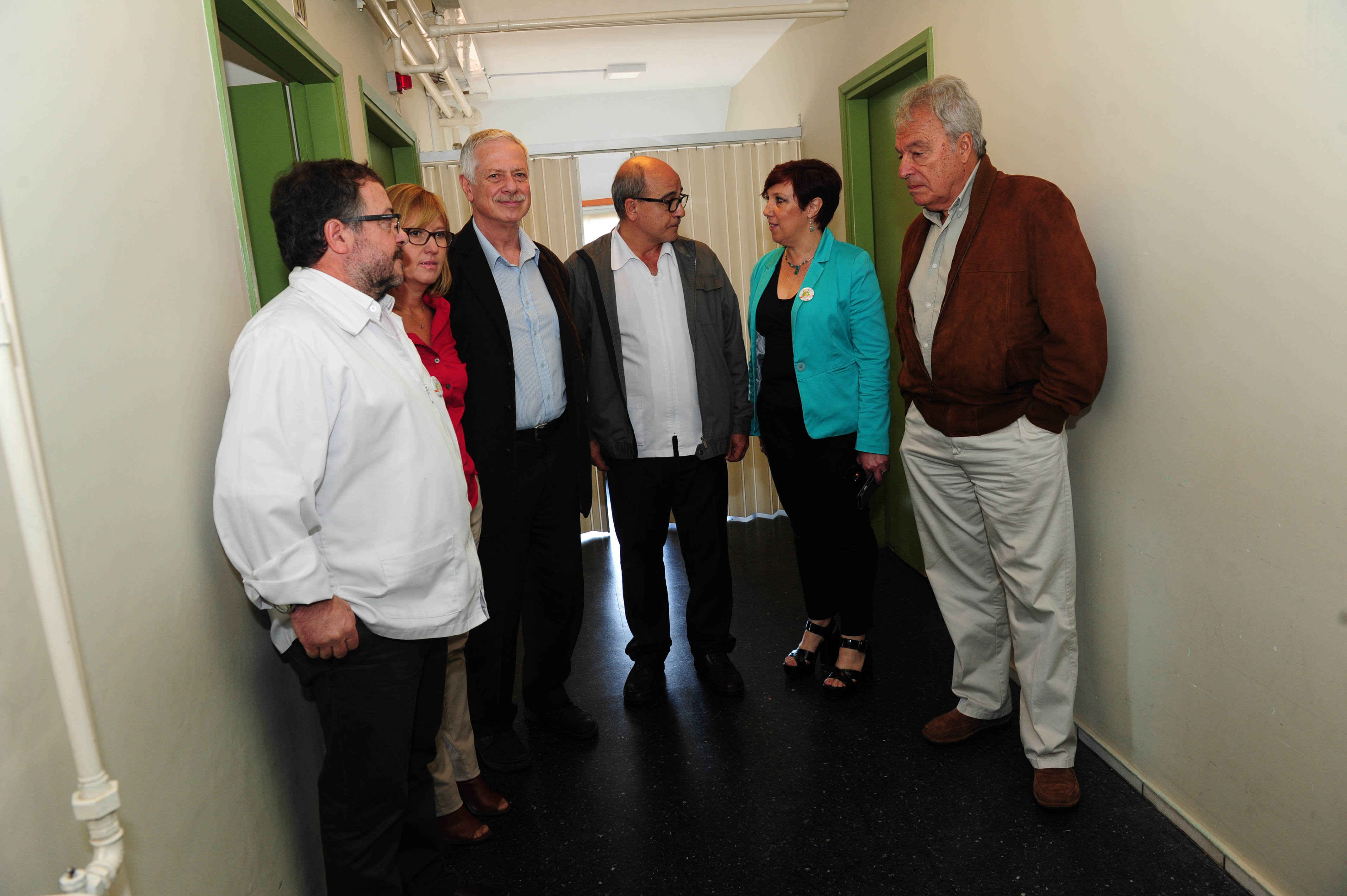 Autoridades de Salud Pública en recorrida por el hospital de Florida, Doctor Raúl Amorín Cal