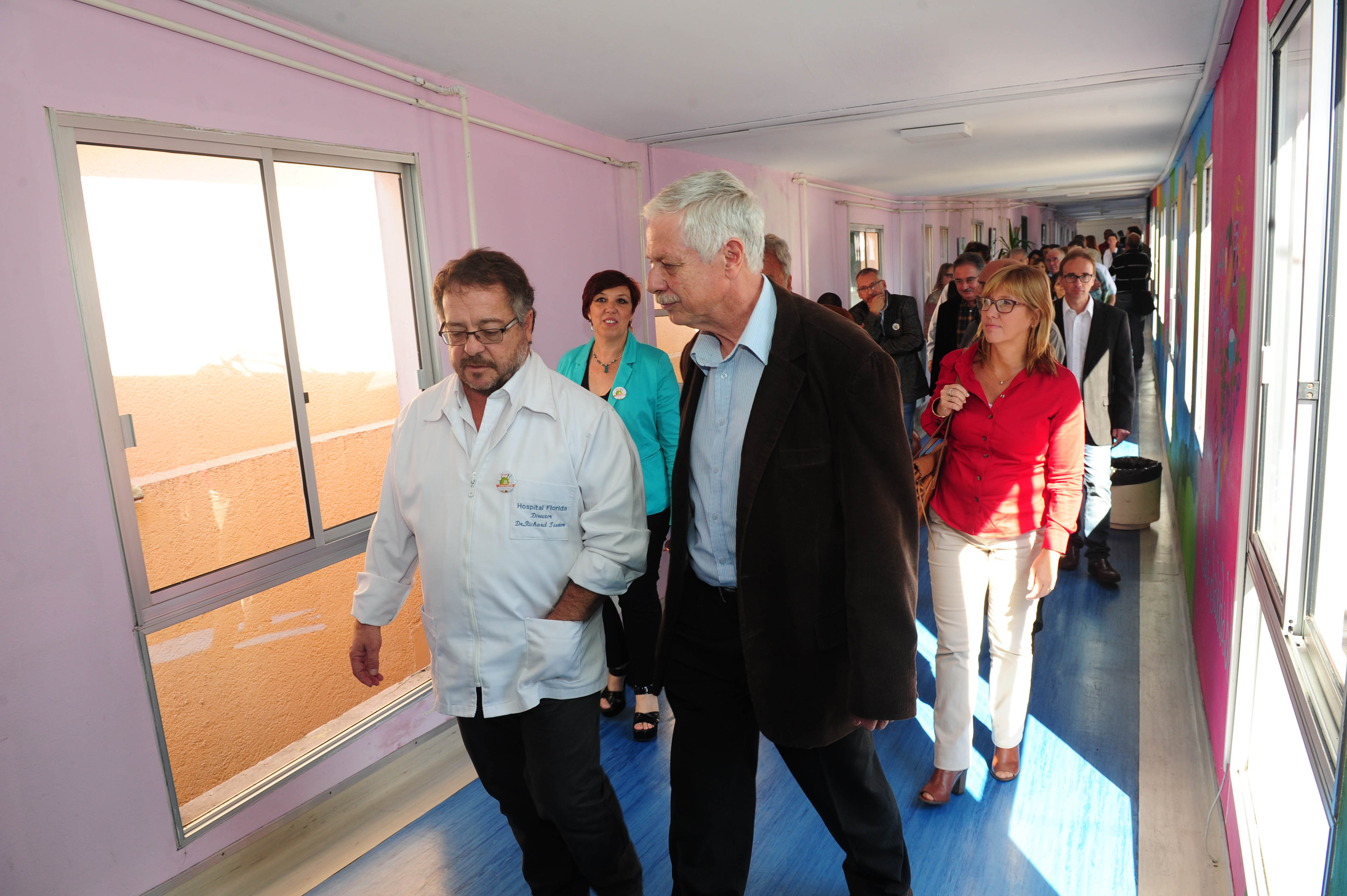 Autoridades de Salud Pública en recorrida por el hospital de Florida, Doctor Raúl Amorín Cal