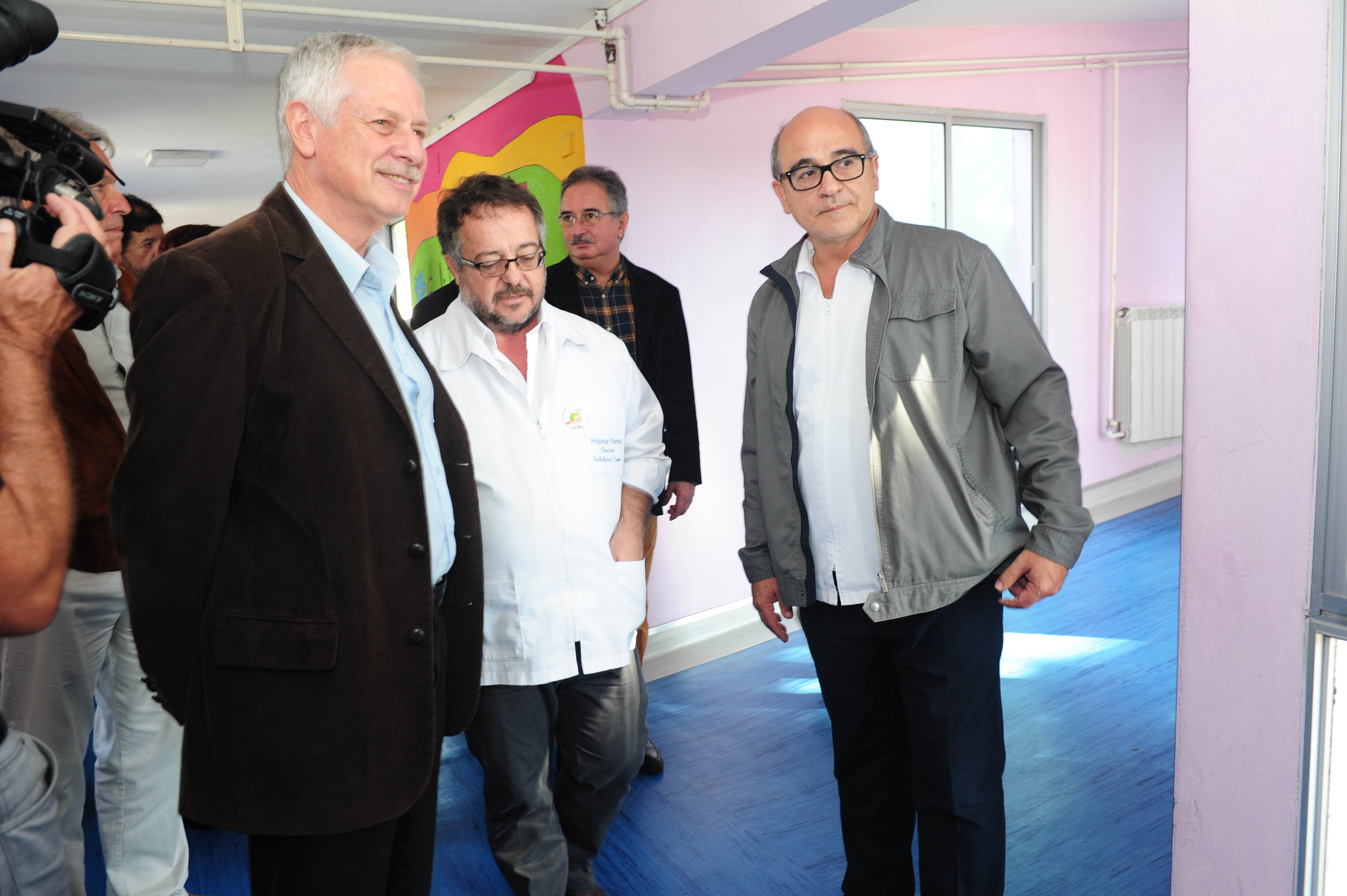 Autoridades de Salud Pública en recorrida por el hospital de Florida, Doctor Raúl Amorín Cal