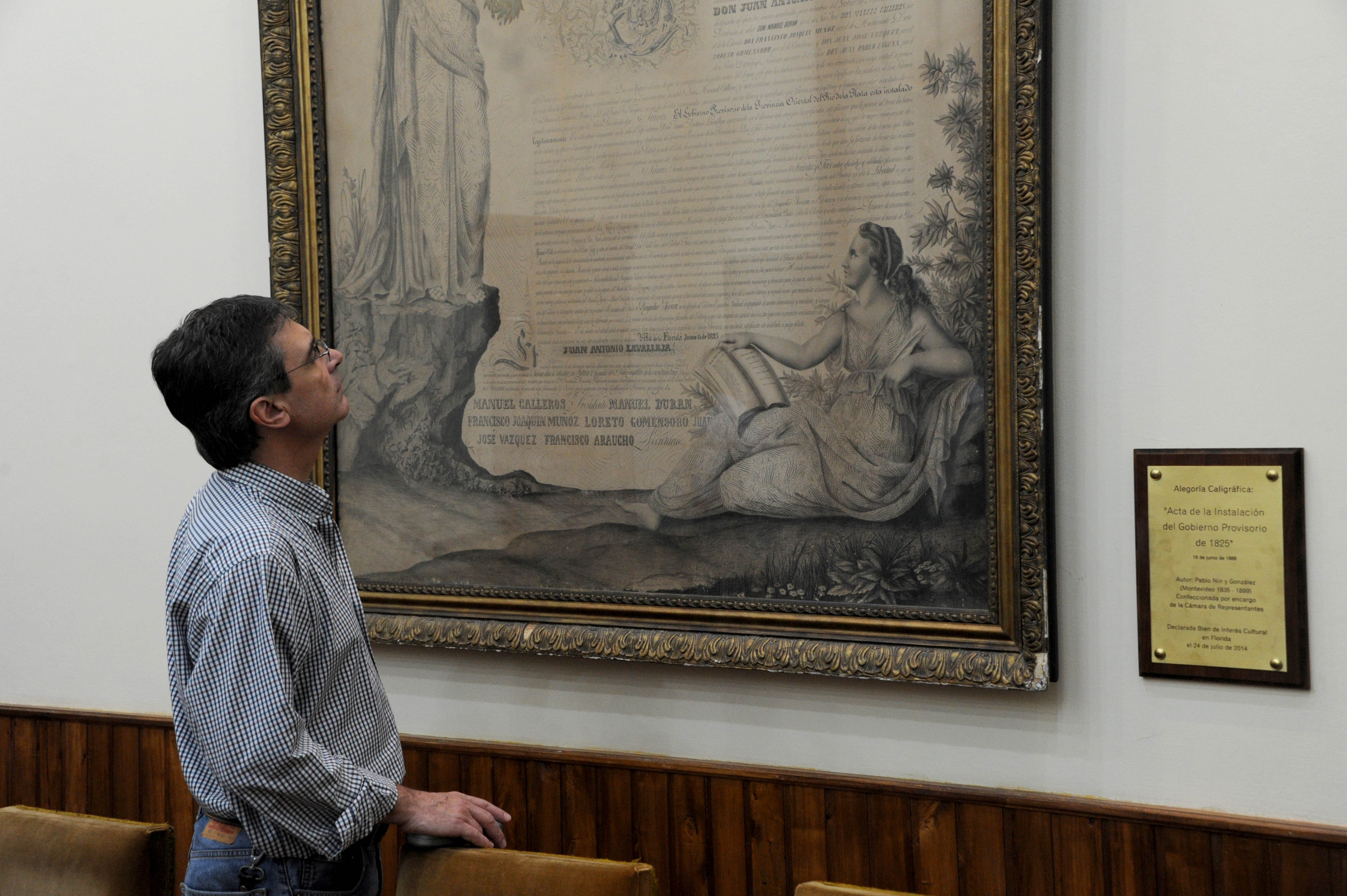 Director de OPP, Álvaro García, en la Intendencia de Florida