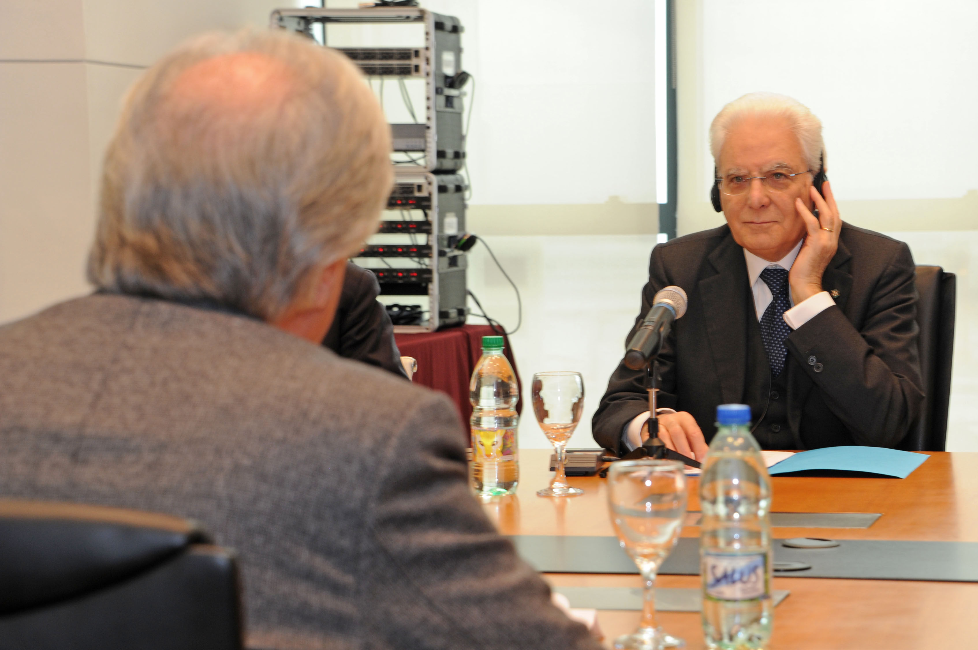 Presidente Vázquez se dirige a su par italiano