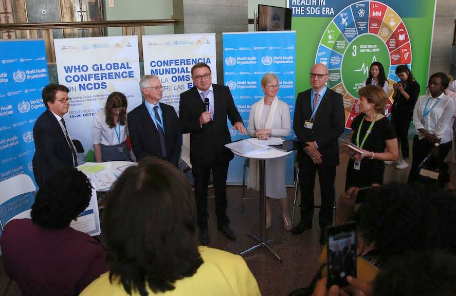 Basso en Conferencia Mundial de la Salud