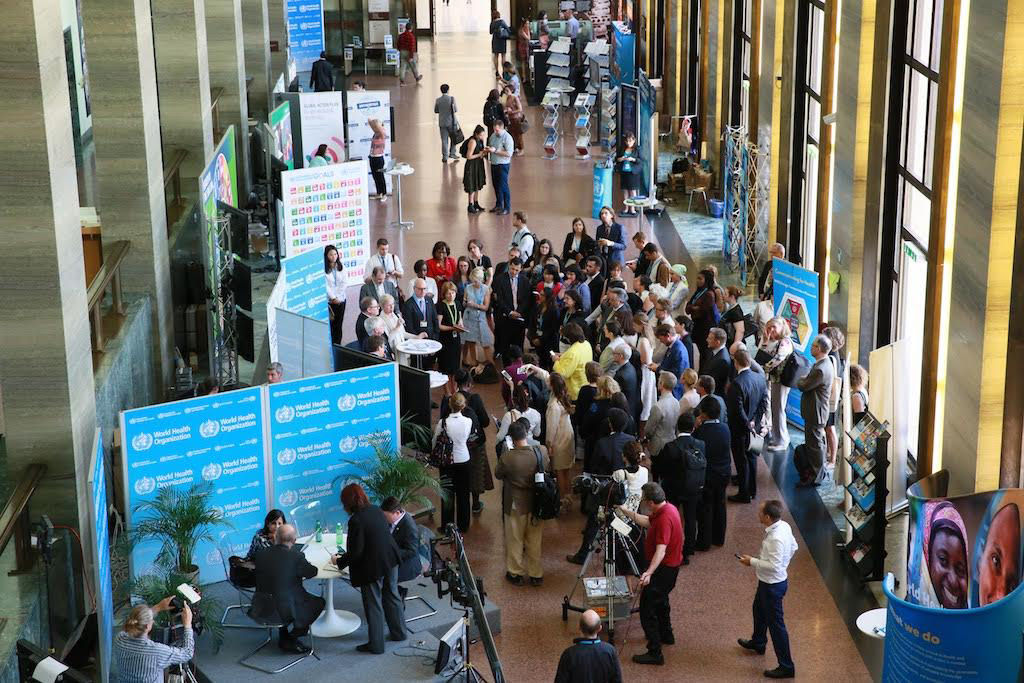 Basso en Conferencia Mundial de la Salud