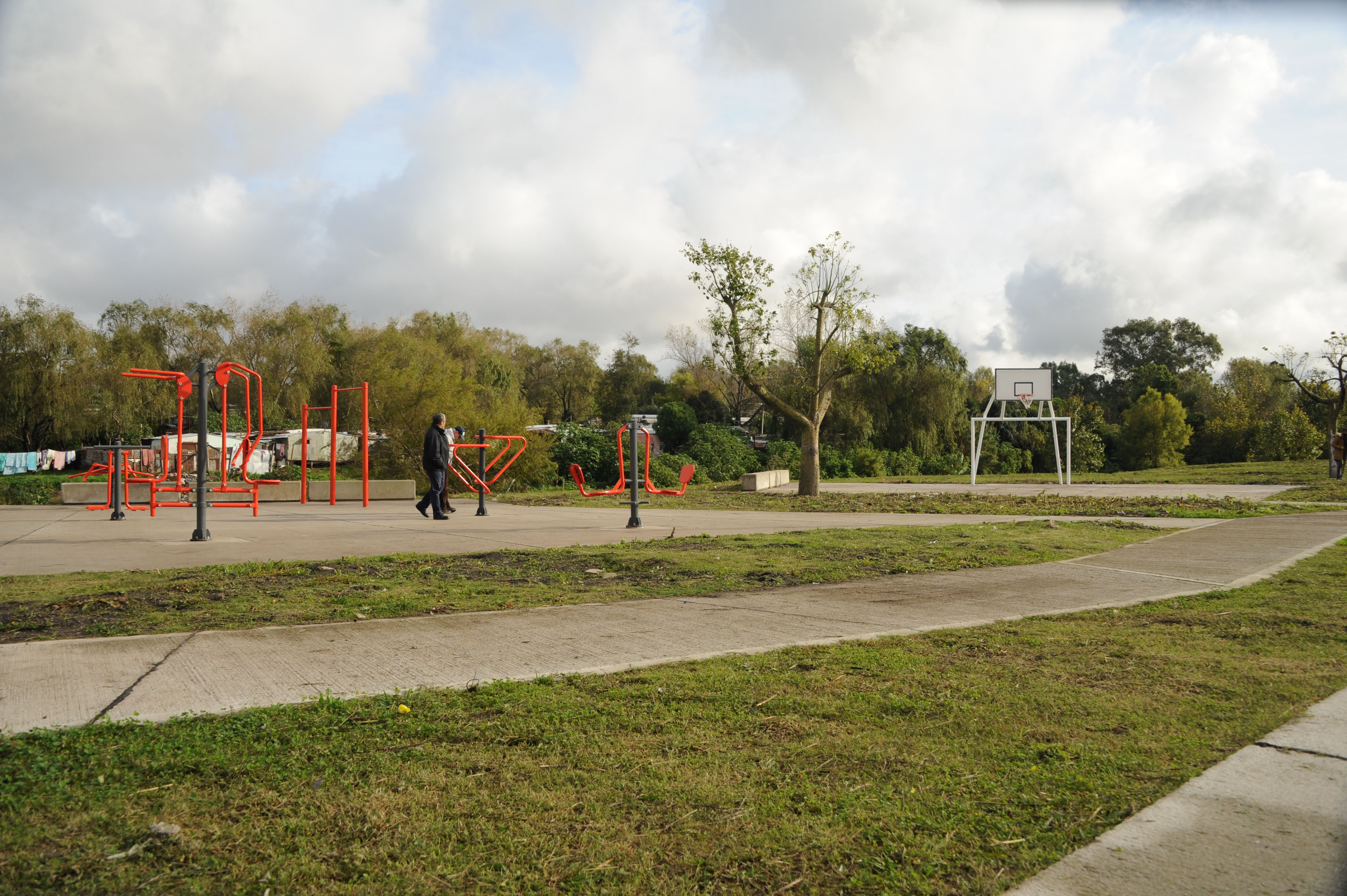 Inauguración de obras en Parque Lineal Miguelete
