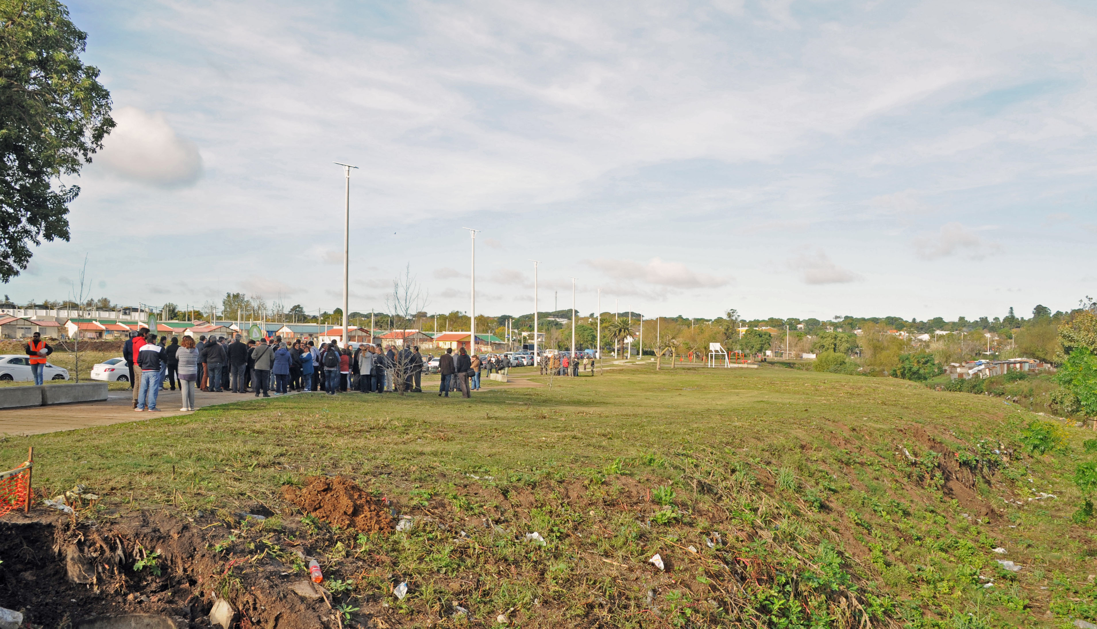 Inauguración de obras en Parque Lineal Miguelete