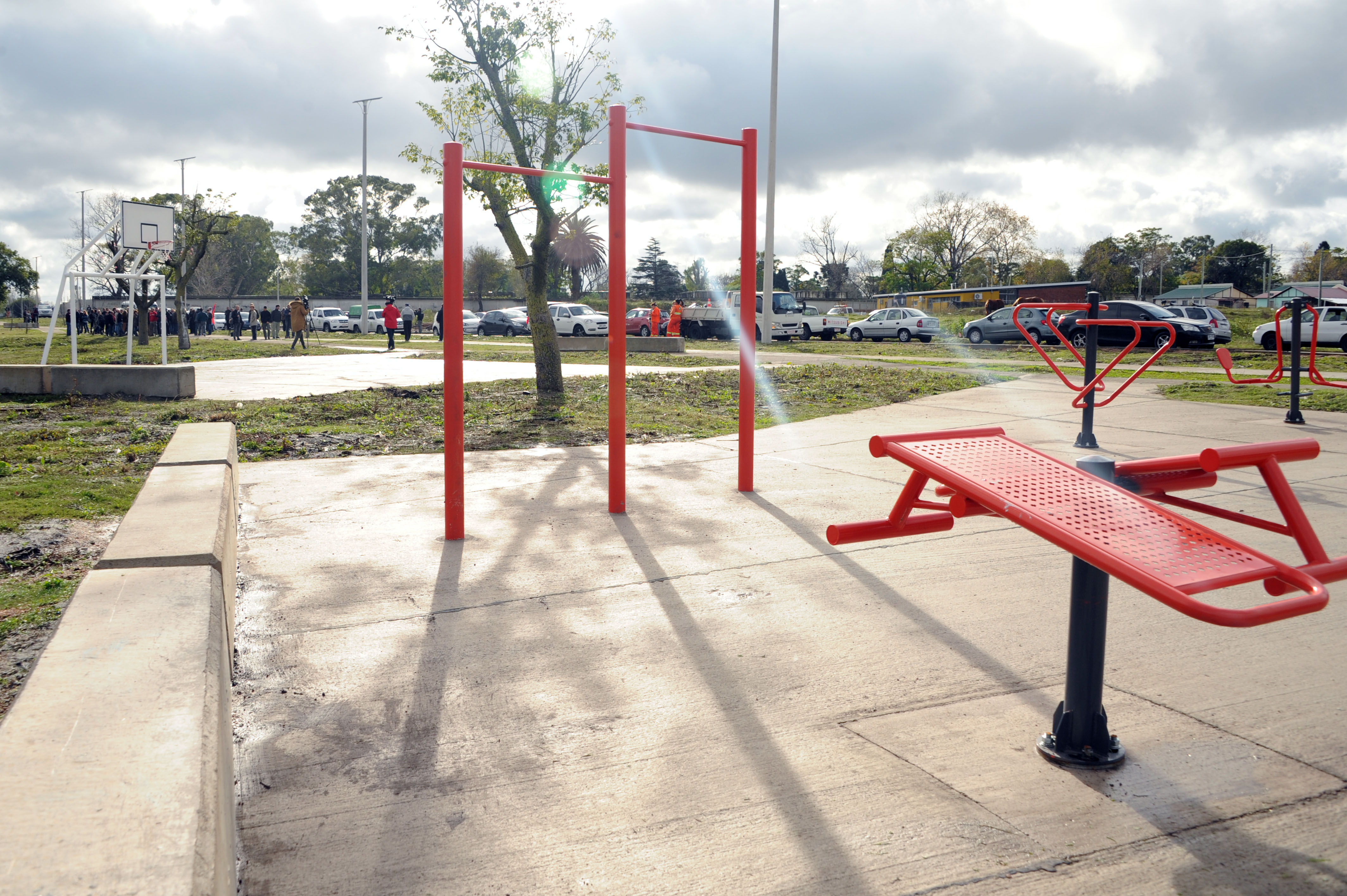 Inauguración de obras en Parque Lineal Miguelete