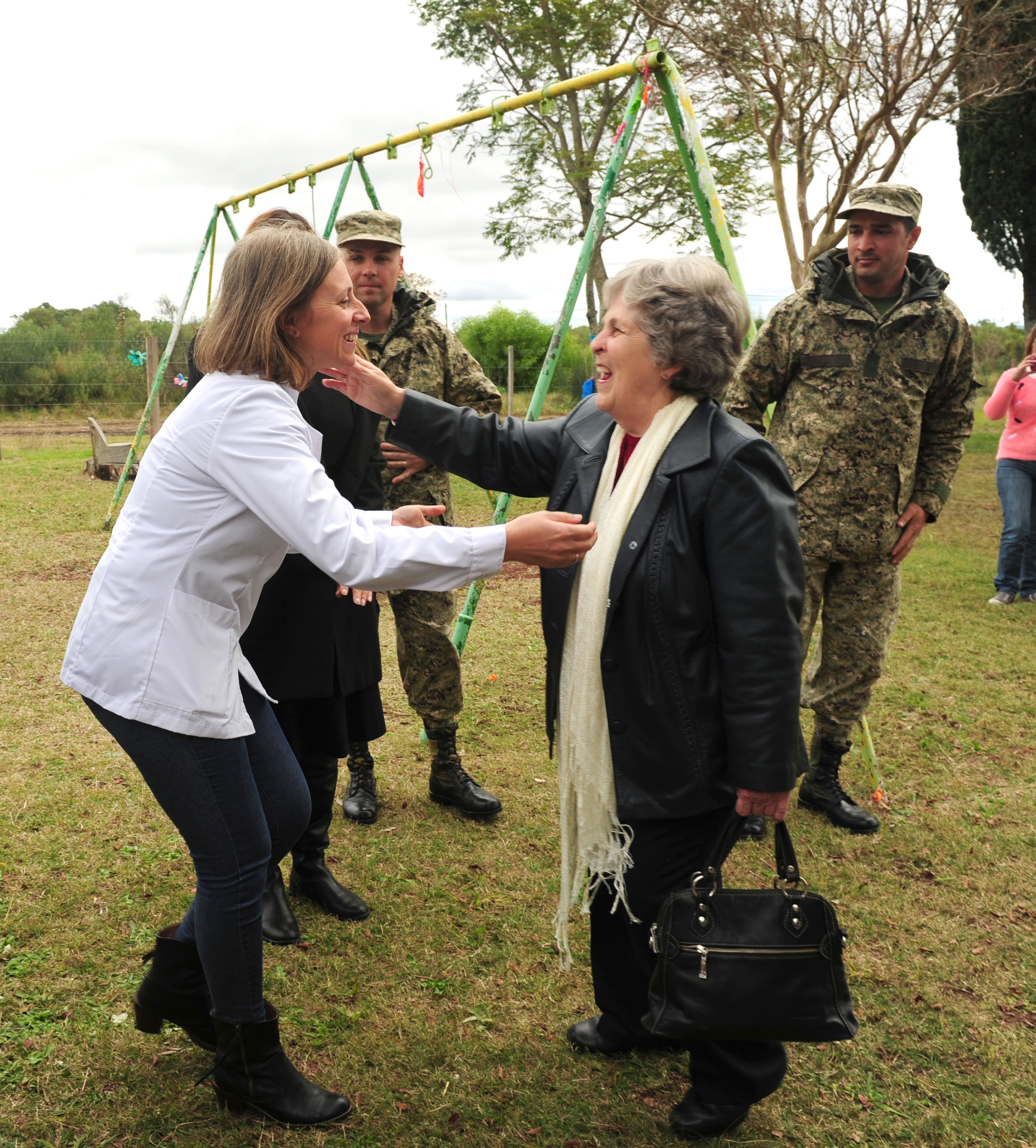 Llegada de María Auxiliadora de Vázquez a la escuela rural N° 28 de Río Negro