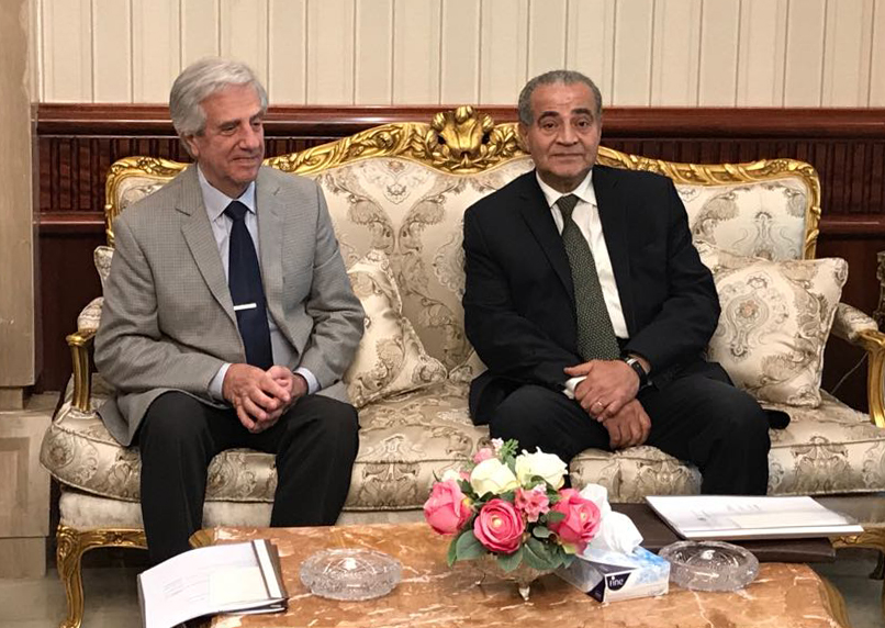 Vázquez, en El Cairo, Egipto