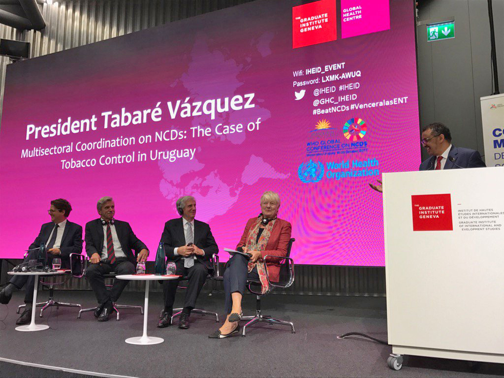 Presidente Tabaré Vázquez en Geneva Graduate Institute