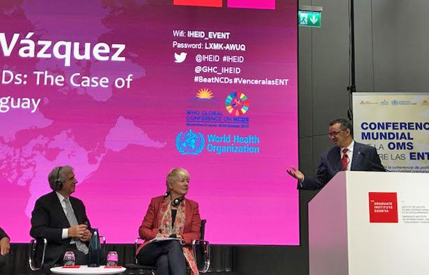 Presidente Tabaré Vázquez en Geneva Graduate Institute