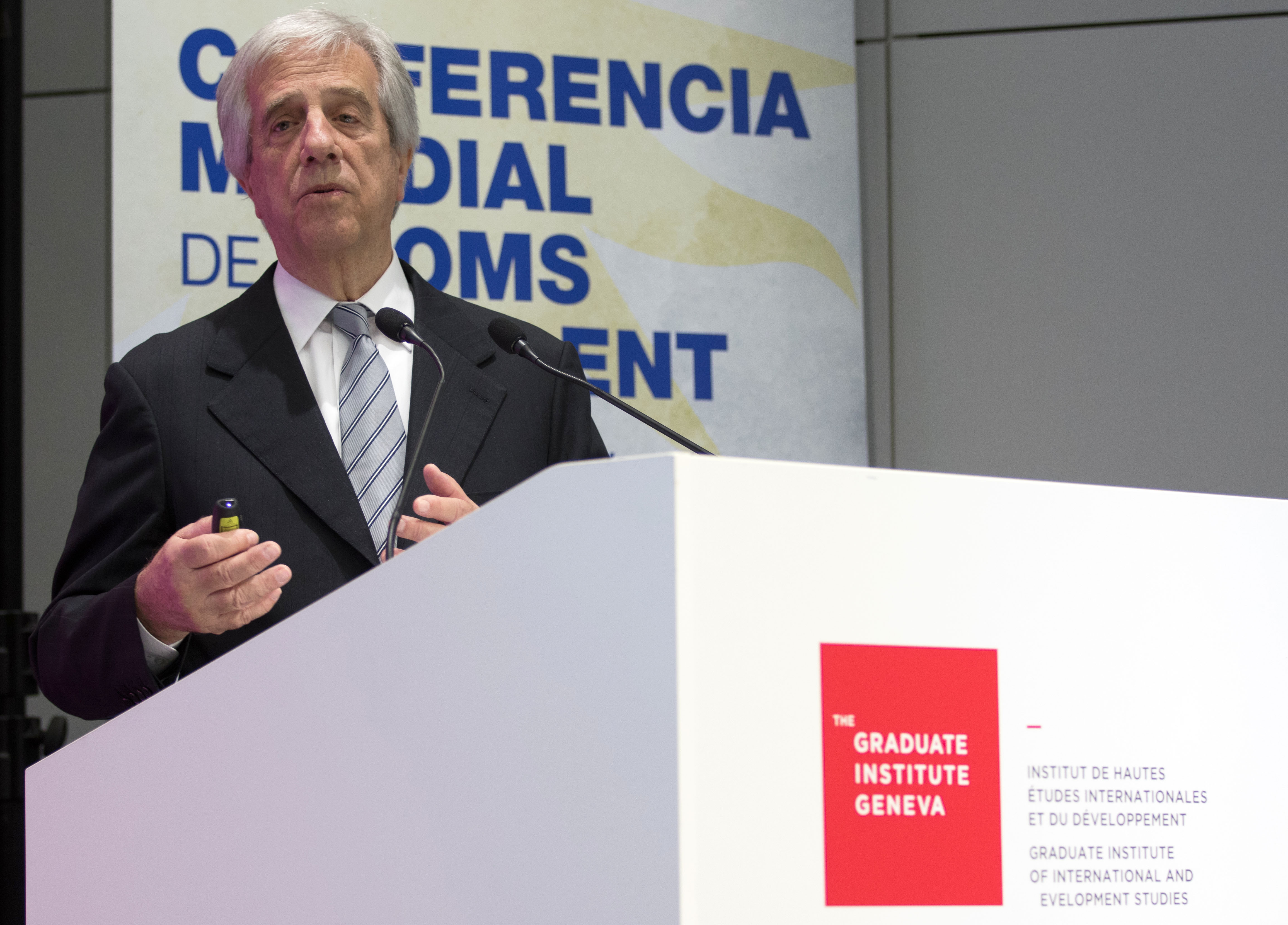 Presidente Tabaré Vázquez en Geneva Graduate Institute