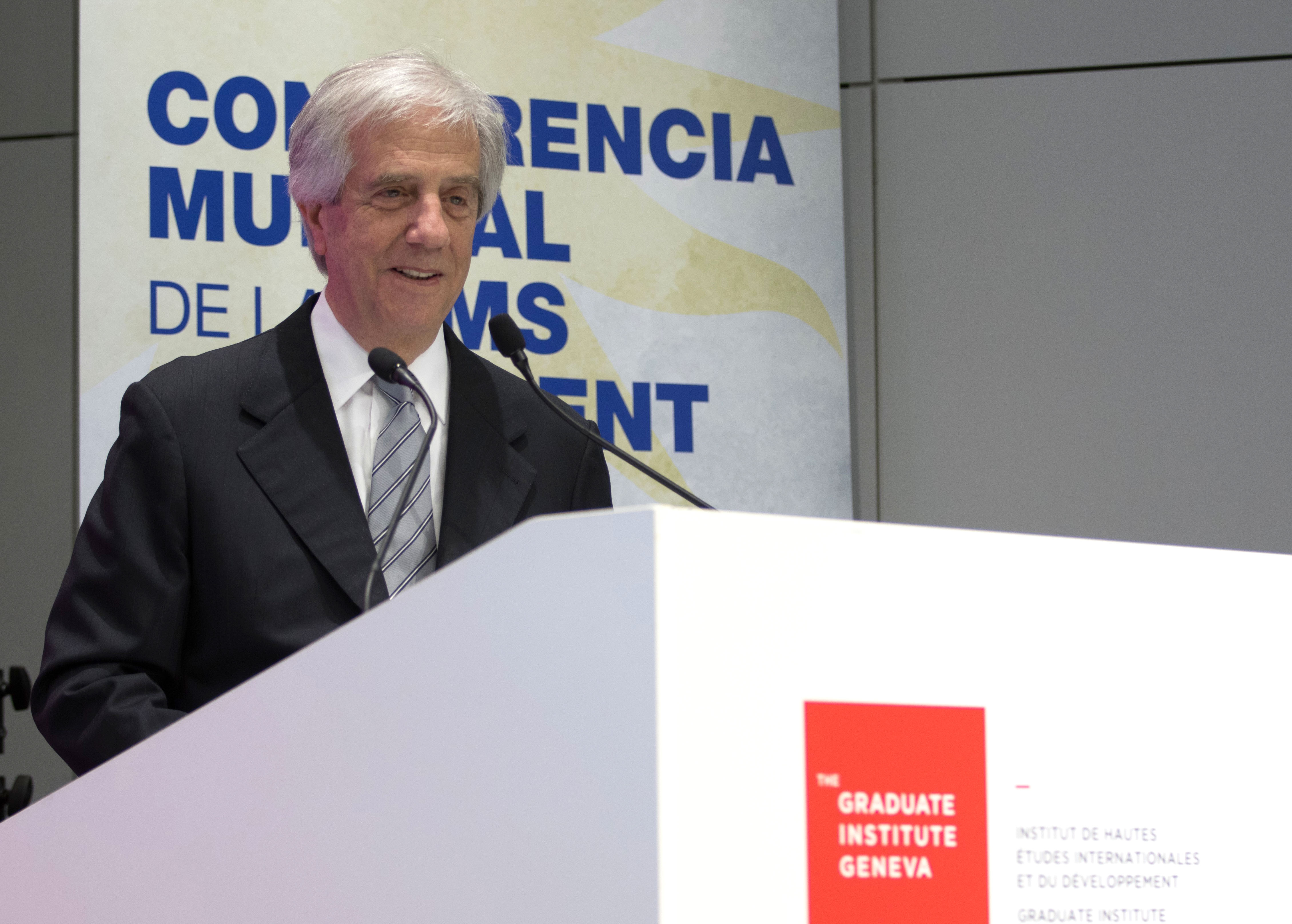 Presidente Tabaré Vázquez en Geneva Graduate Institute