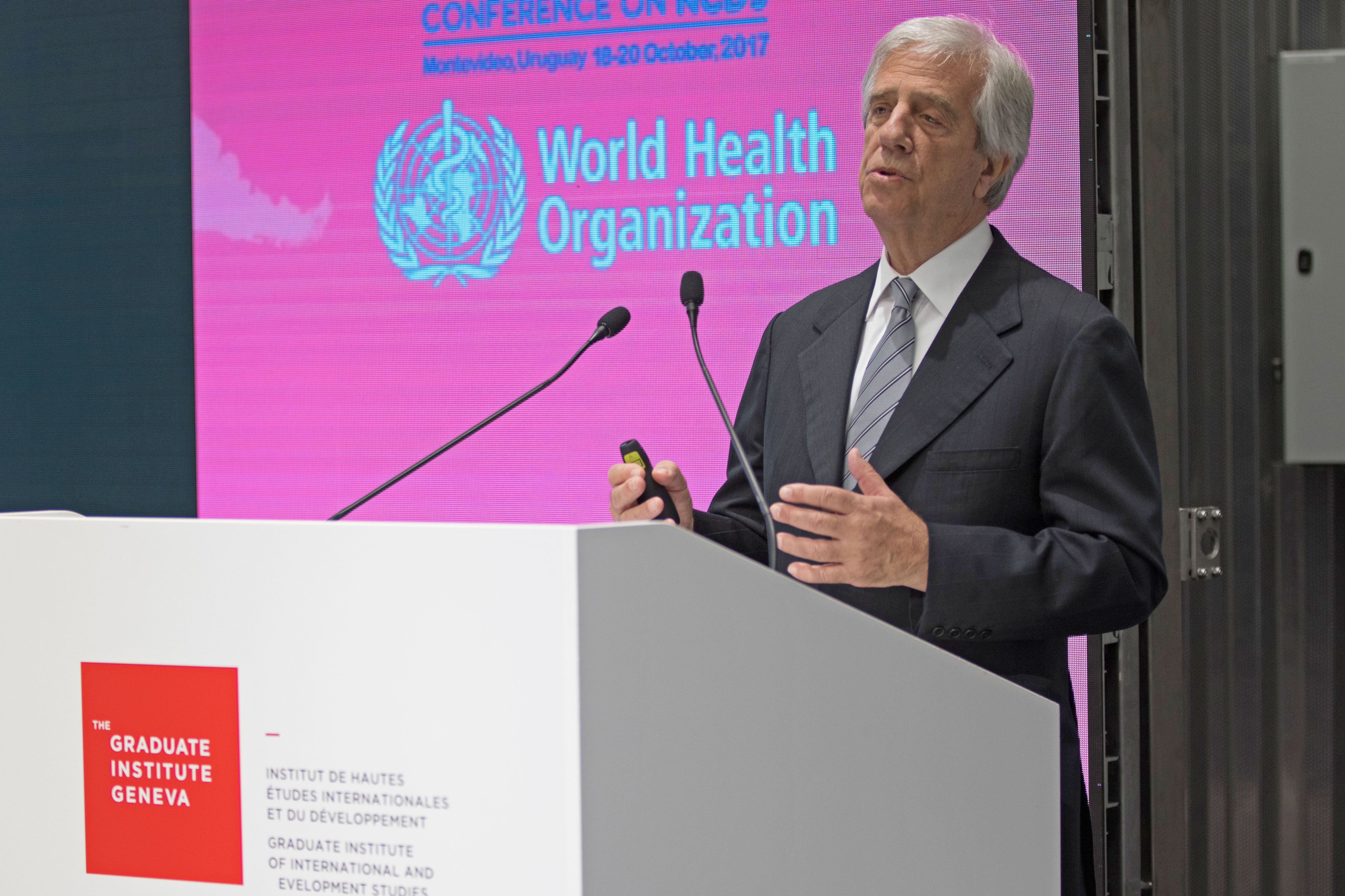 Presidente Tabaré Vázquez en Geneva Graduate Institute
