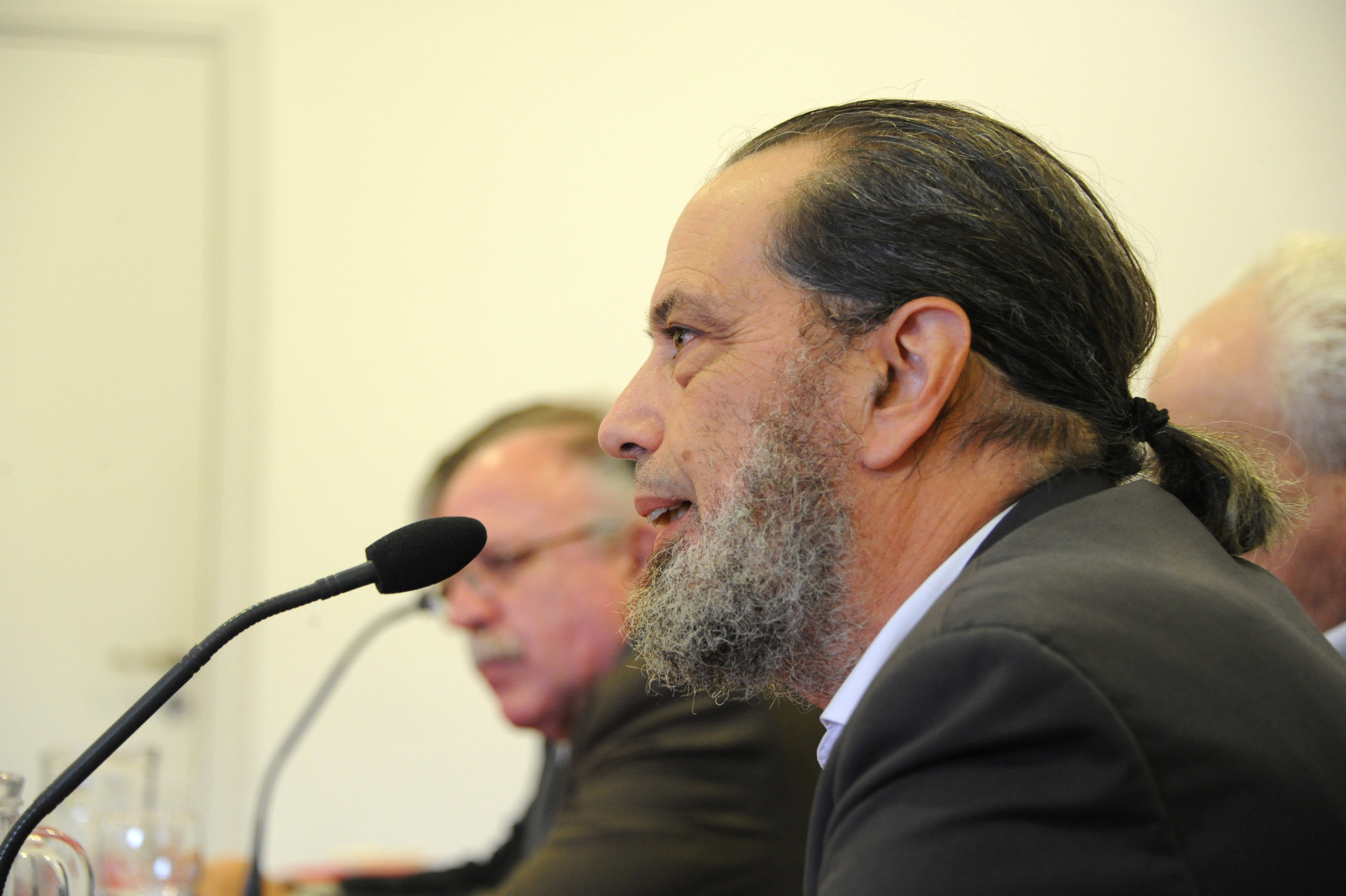 Alberto Díaz, presidente de la ANP, haciendo uso de la palabra