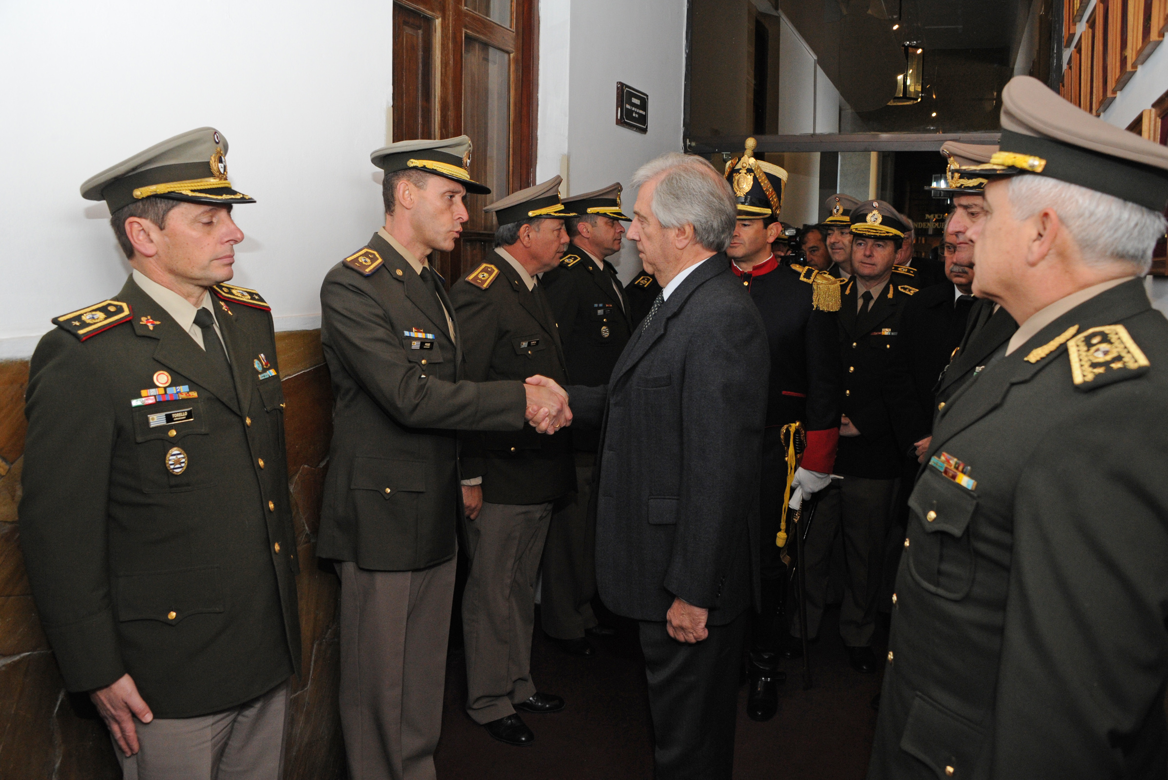 Llegada del presidente de la República, Tabaré Vázquez