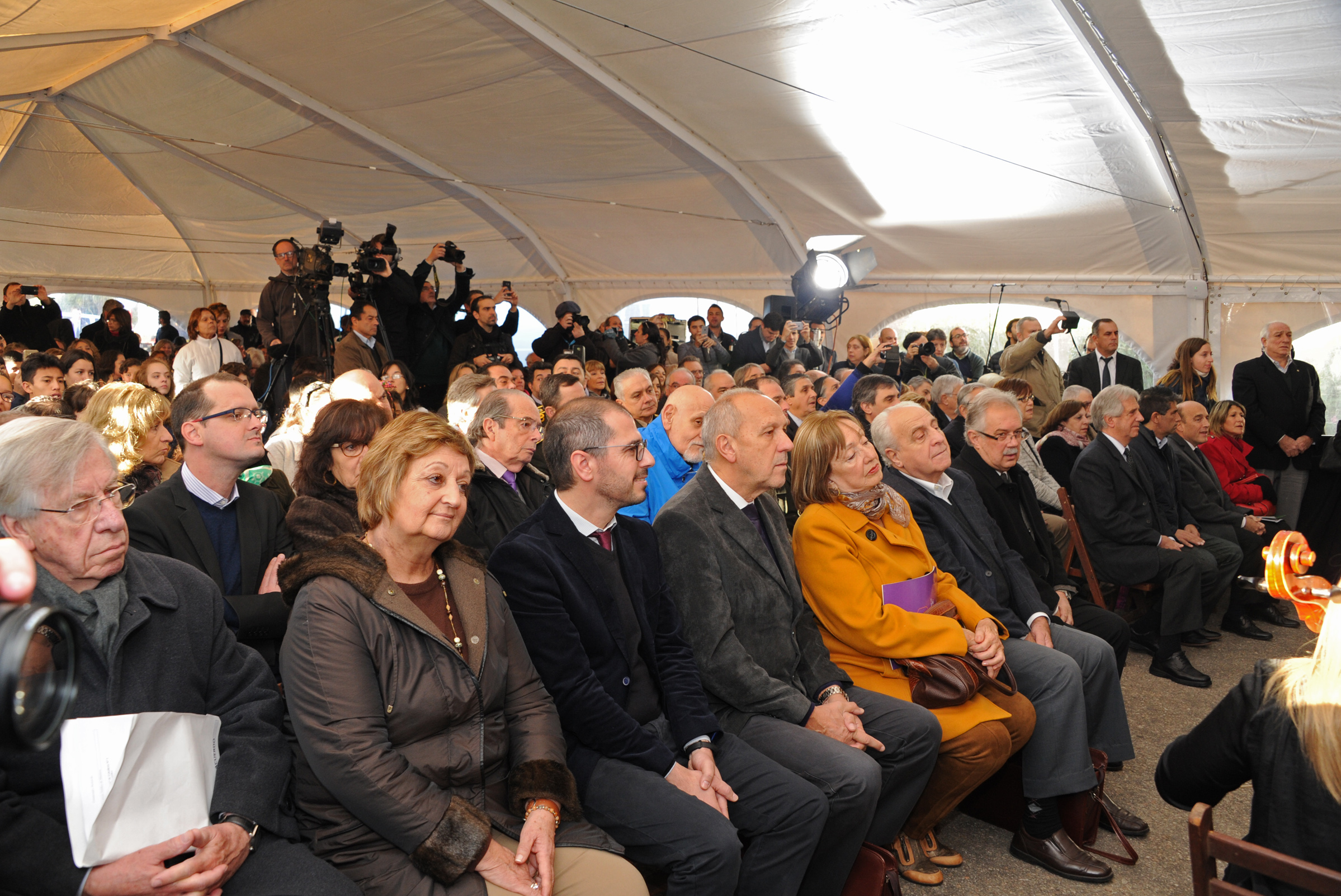 Asistentes al Consejo de Ministros abierto en el Cuartel de Blandengues de Artigas