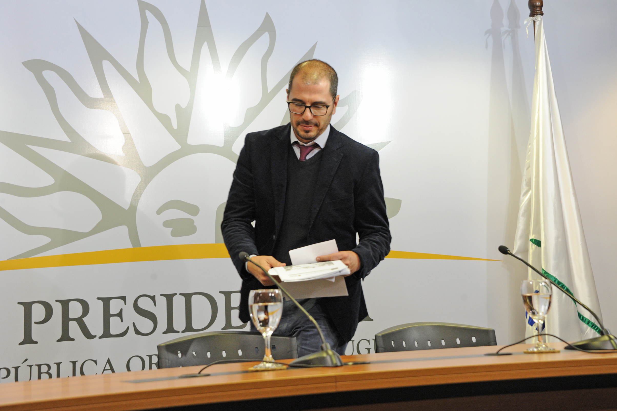 Prosecretario de la Presidencia de la República y Director Superior del Sistema Nacional de Emergencias (SINAE), Juan Andrés Roballo