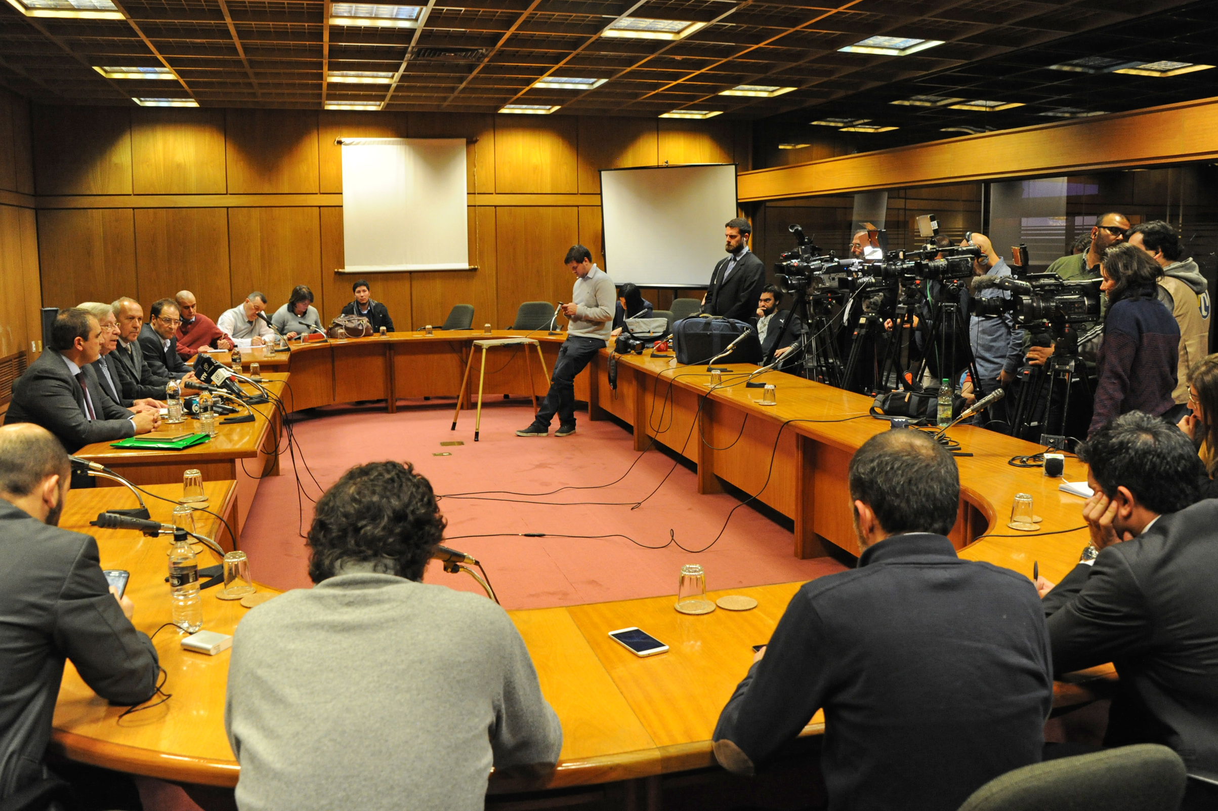Legisladores asistentes a la presentación de la Rendición de Cuentas