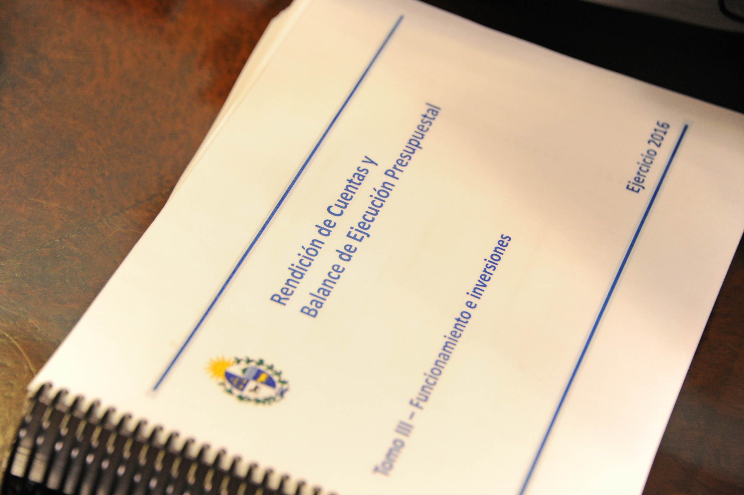 Entrega del proyecto de Rendición de Cuentas al Parlamento