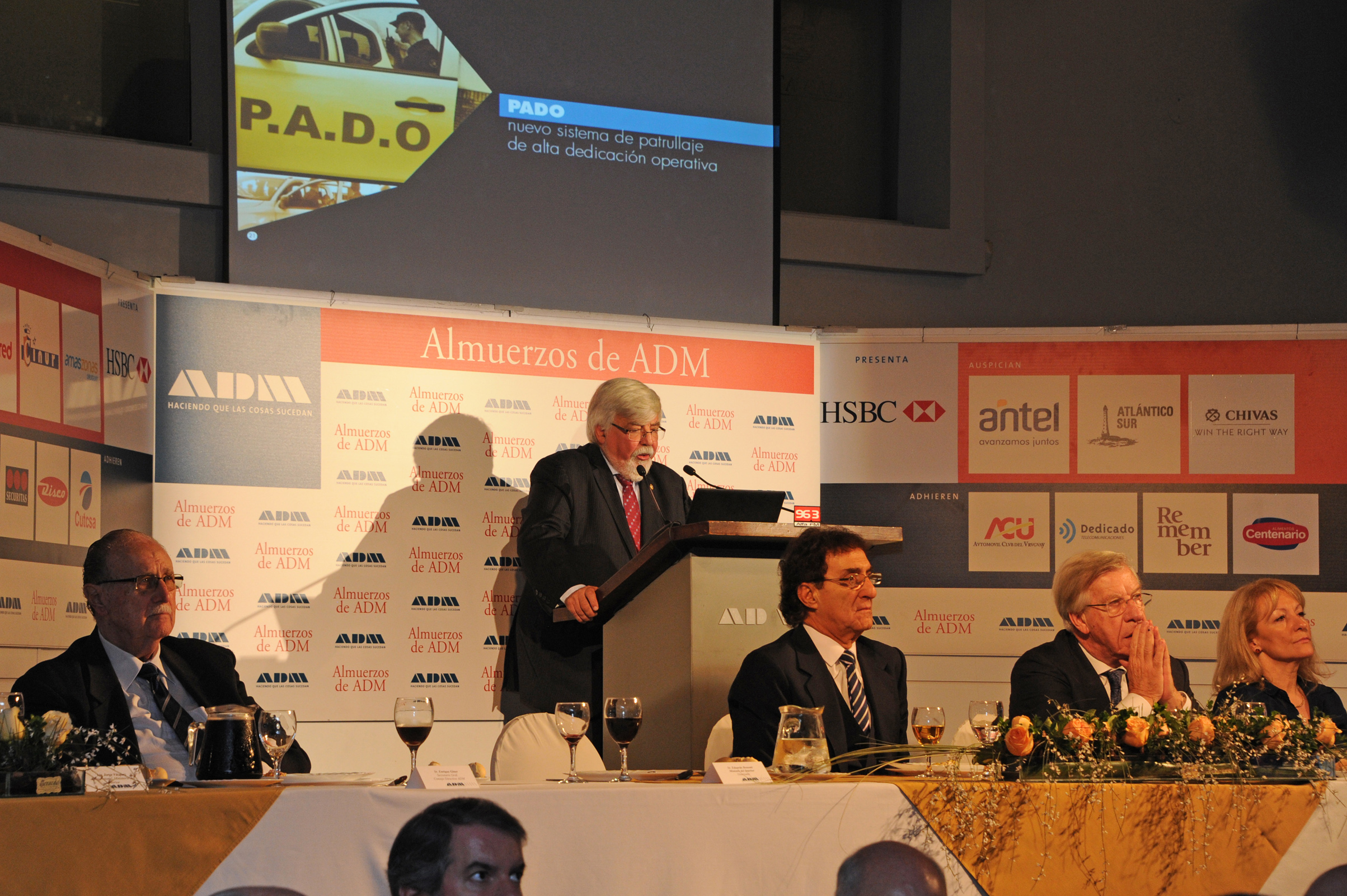 Ministro del Interior, Eduardo Bonomi, en ADM