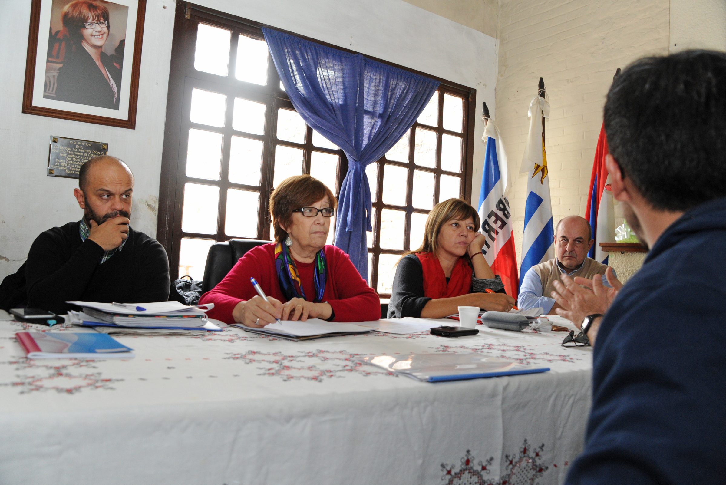 Audiencia de las autoridades del Ministerio de Desarrollo Social en Melo