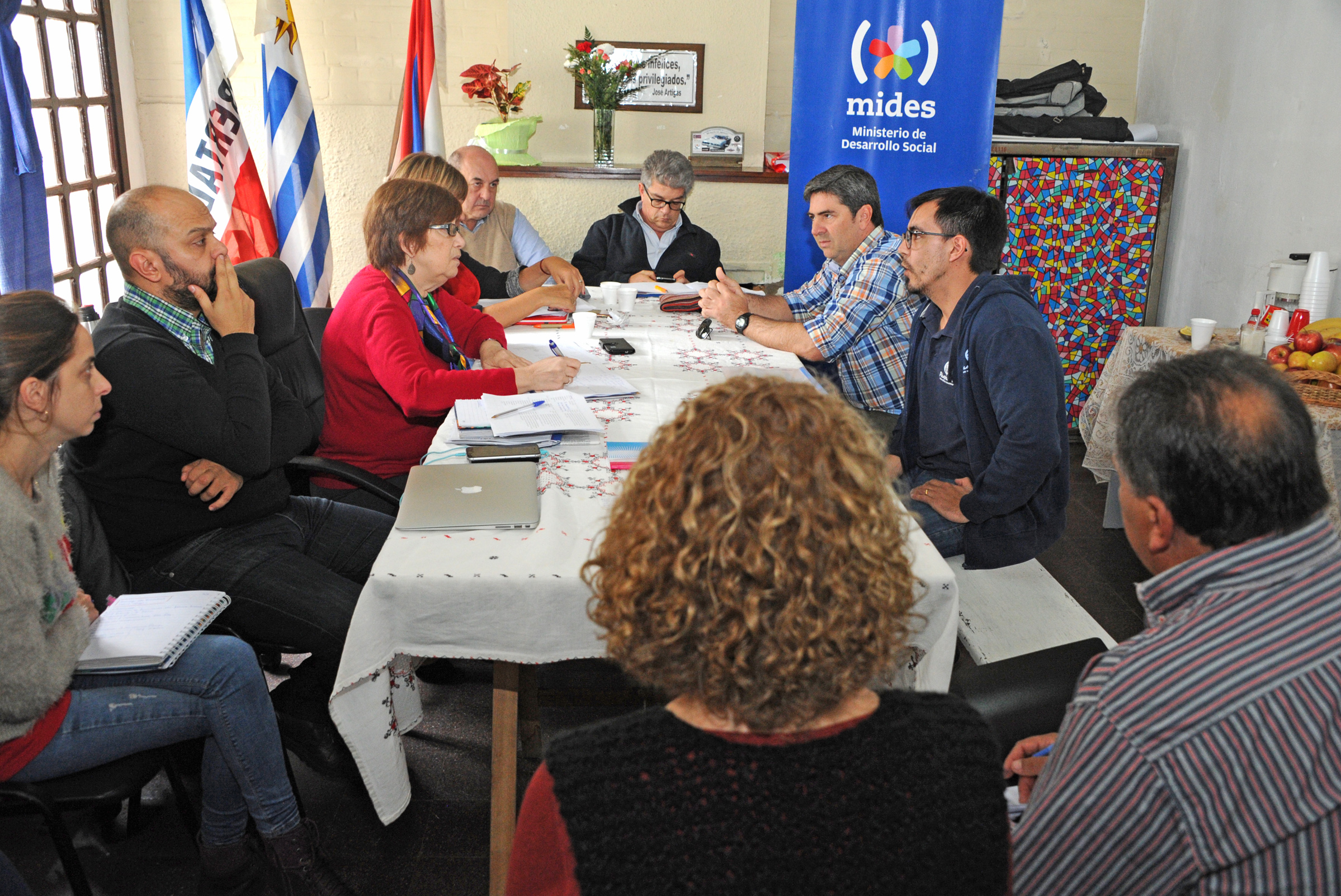 Audiencia de las autoridades del Ministerio de Desarrollo Social en Melo